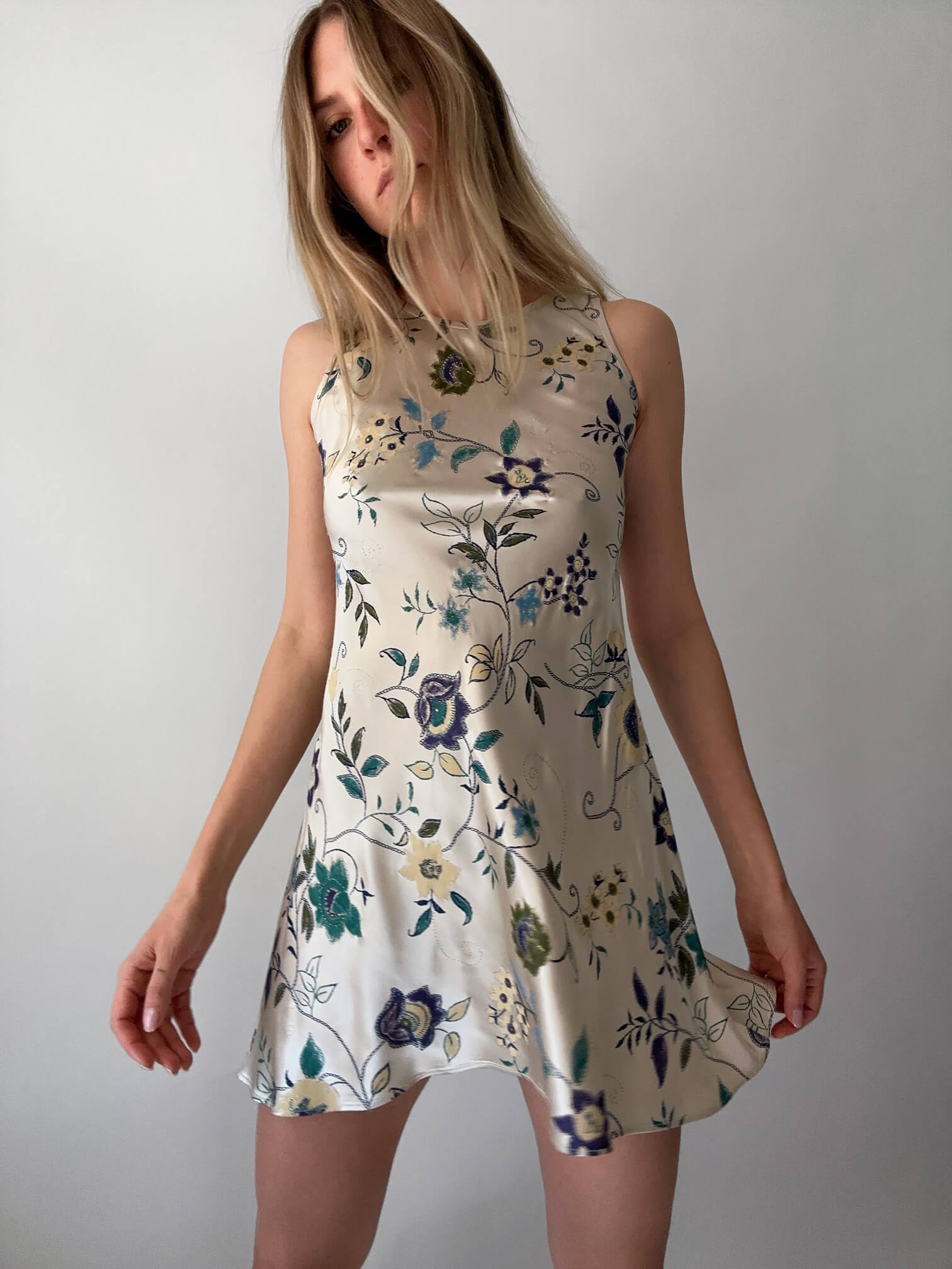 90s floral dress hotsell