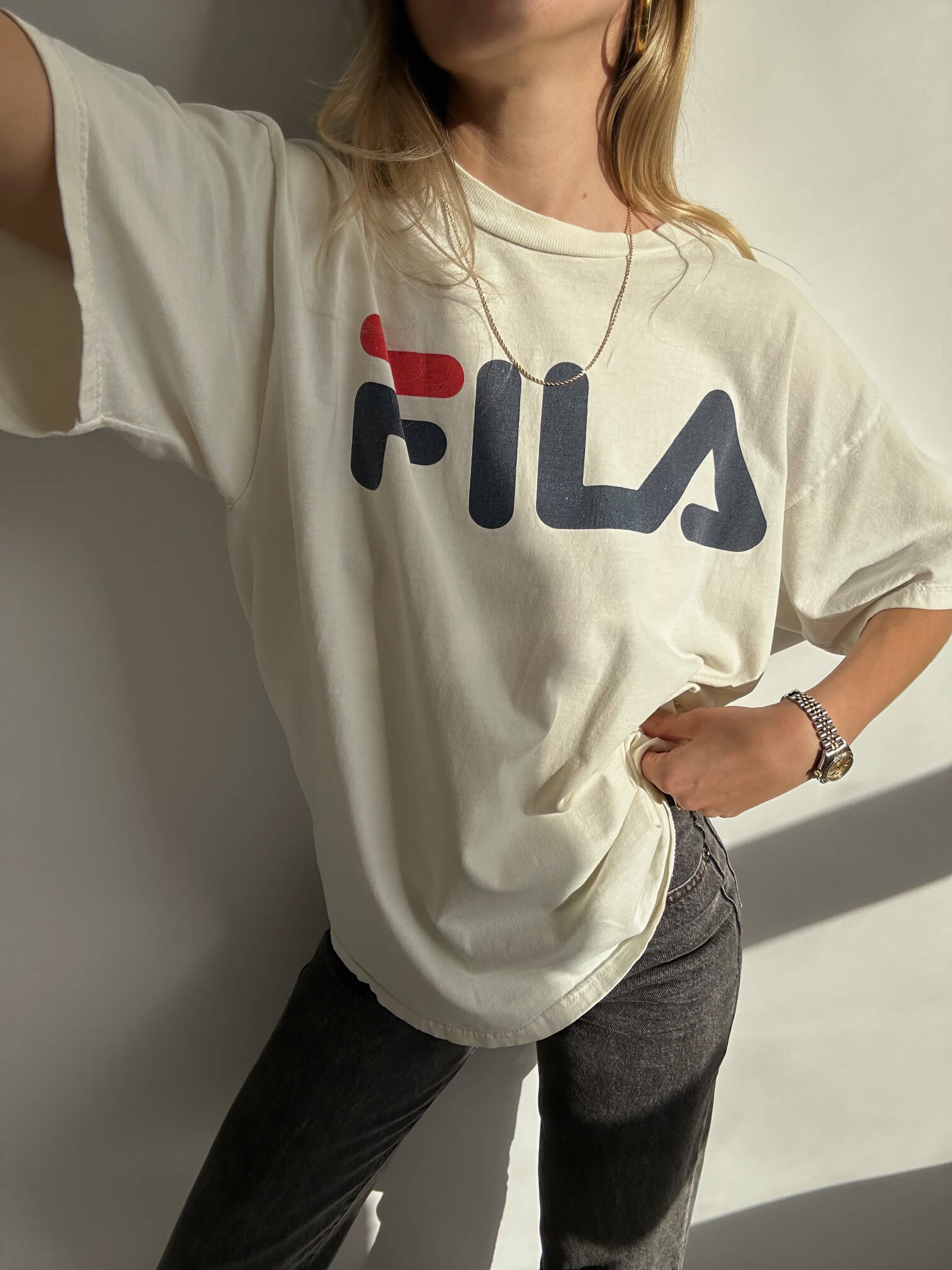 Vintage 90s FILA Tee | L/XL