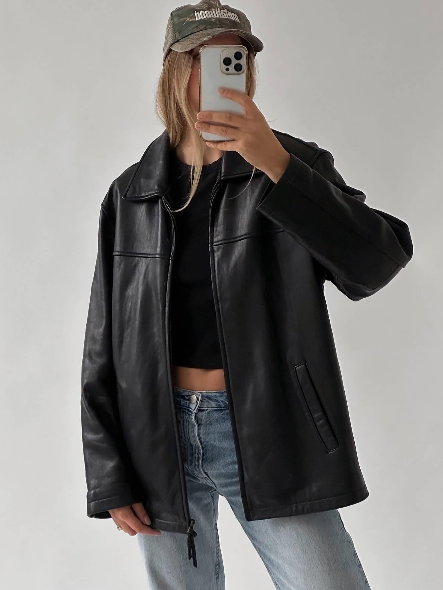 Vintage Leather Jacket - Etsy