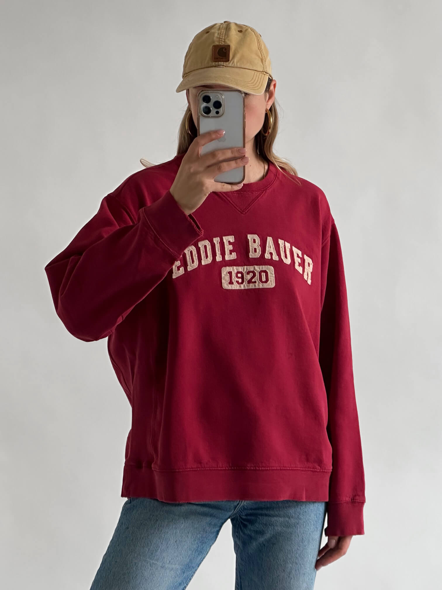 Vintage EDDIE BAUER Distressed Sweatshirt | L