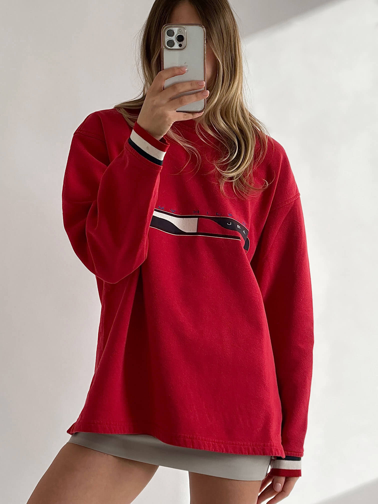 Vintage TOMMY HILFIGER Boxy Sweatshirt | S