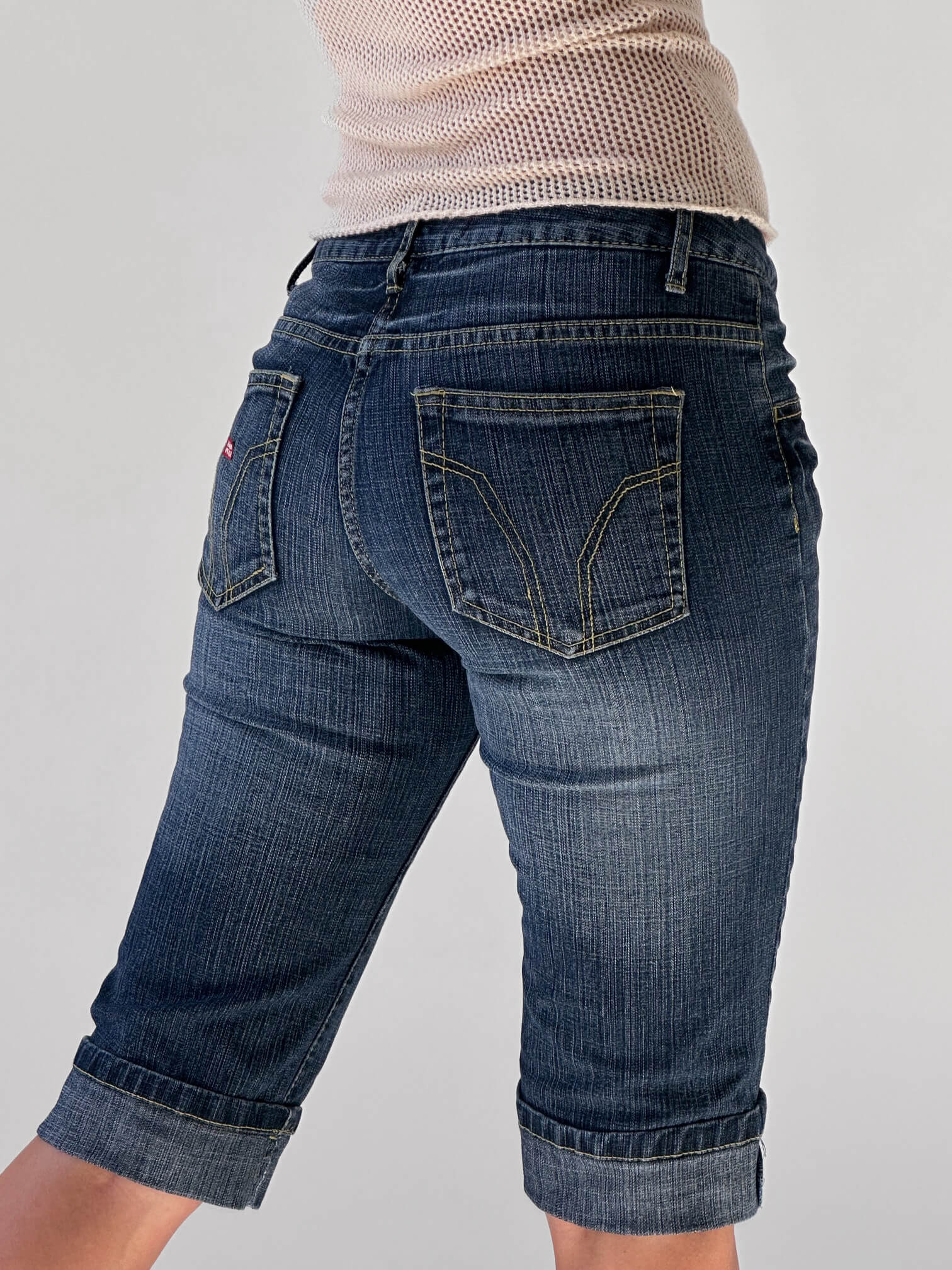 Vintage MISS SIXTY Low Rise Denim Capris | W29