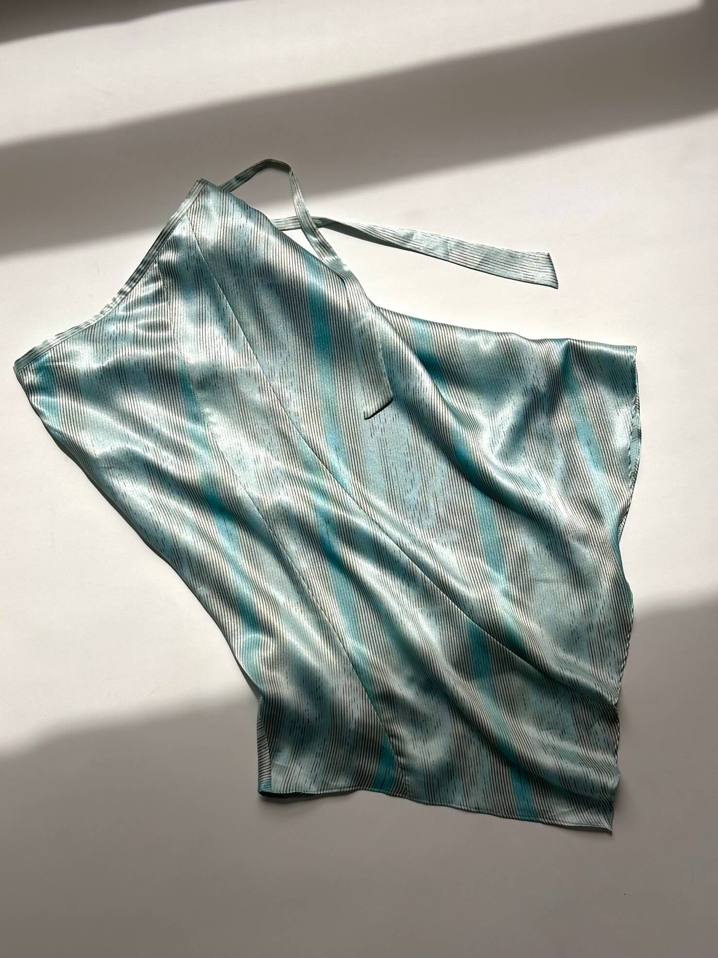 Vintage Satin Handkerchief Skirt | XS