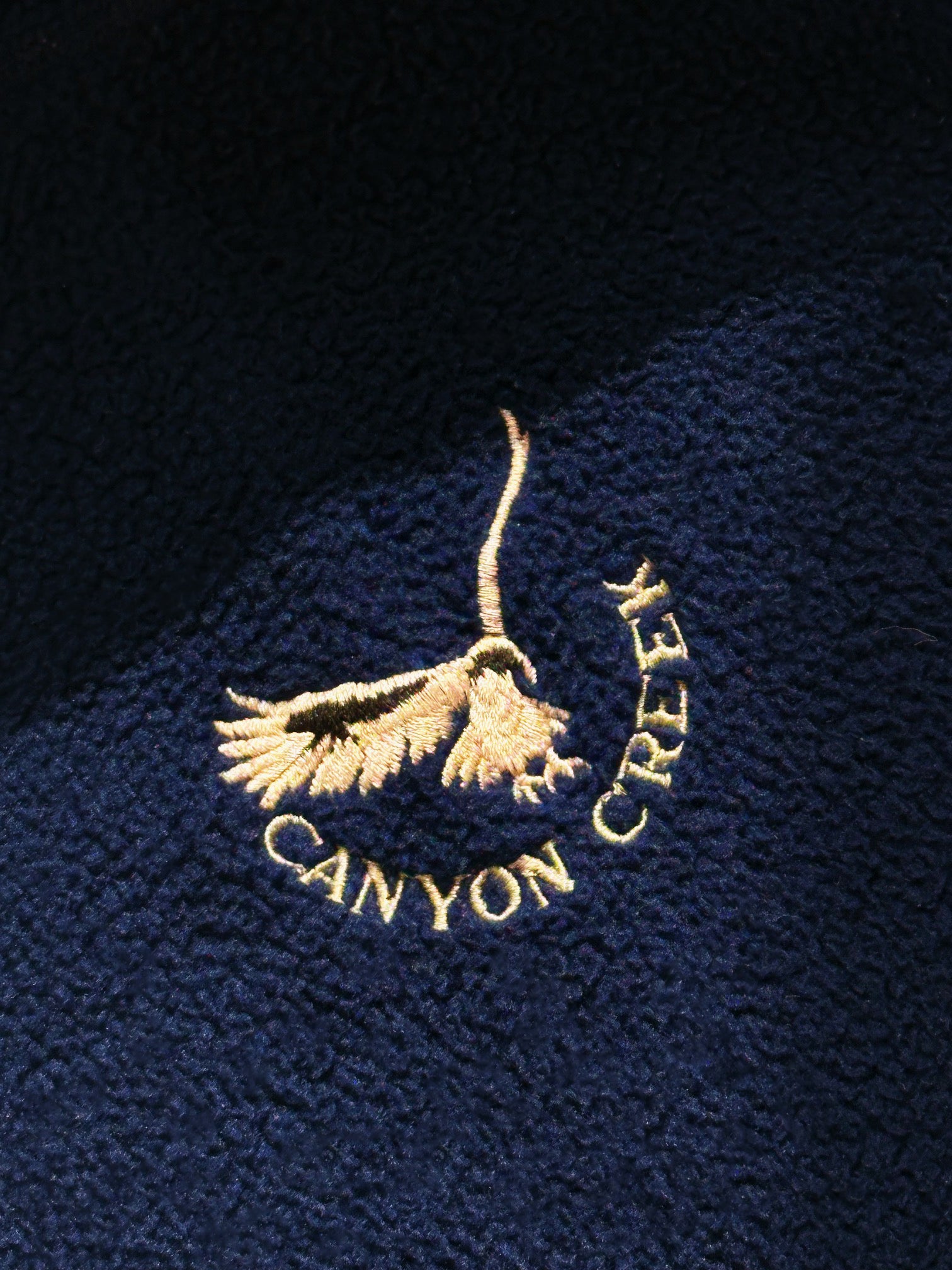 Vintage Canyon Creek Navy Fleece | XL