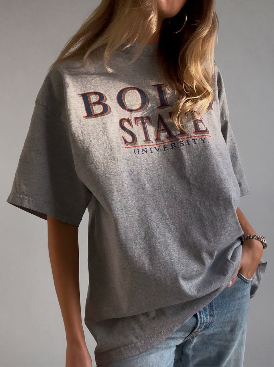 Vintage BOISE STATE UNIVERSITY Tee | XL