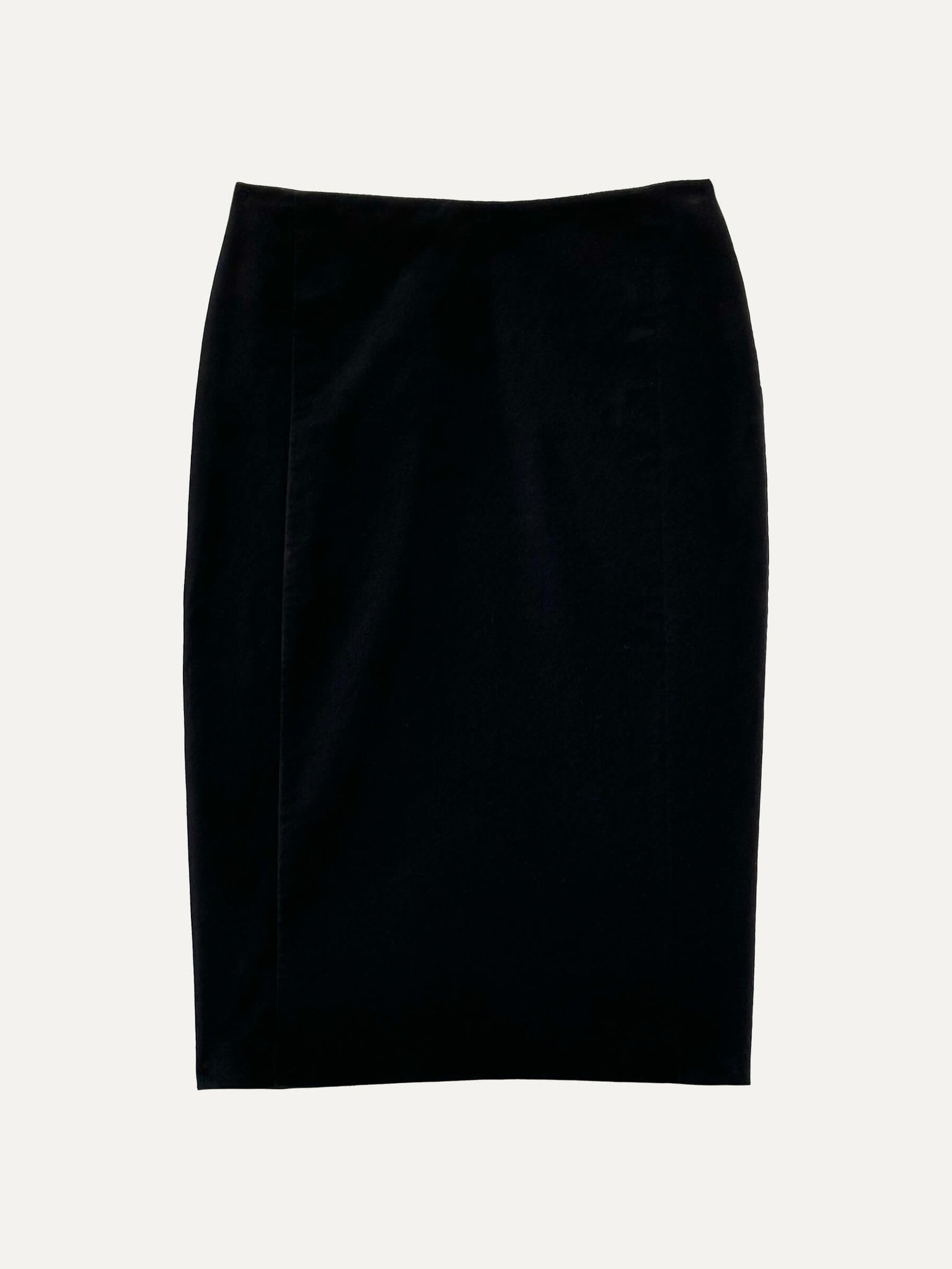 Retro CLUB MONACO Gothic Velour Midi Skirt | XS/S