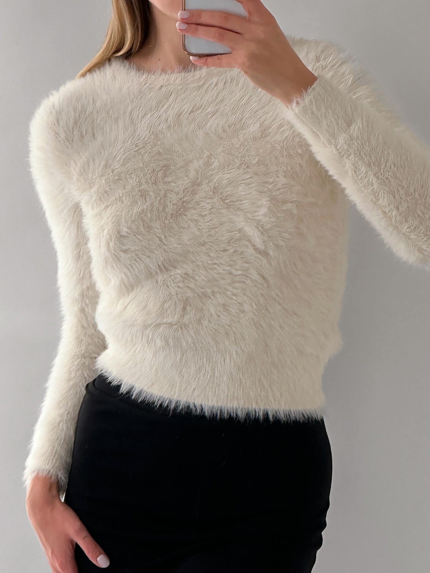 Fall 2016 BANANA REPUBLIC Fuzzy Knit Sweater | S