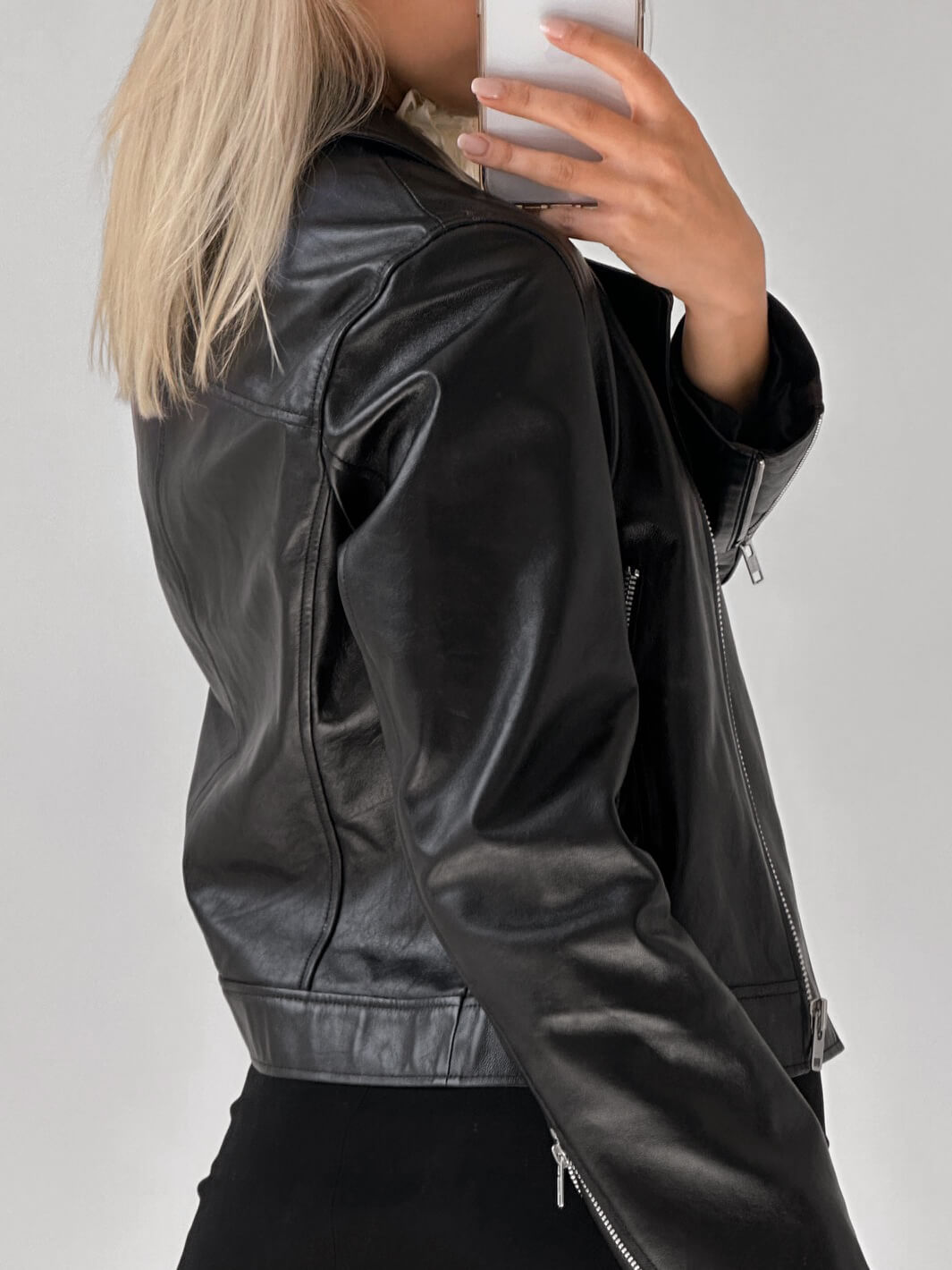 Lambskin Motorcycle Jacket  | XS/S