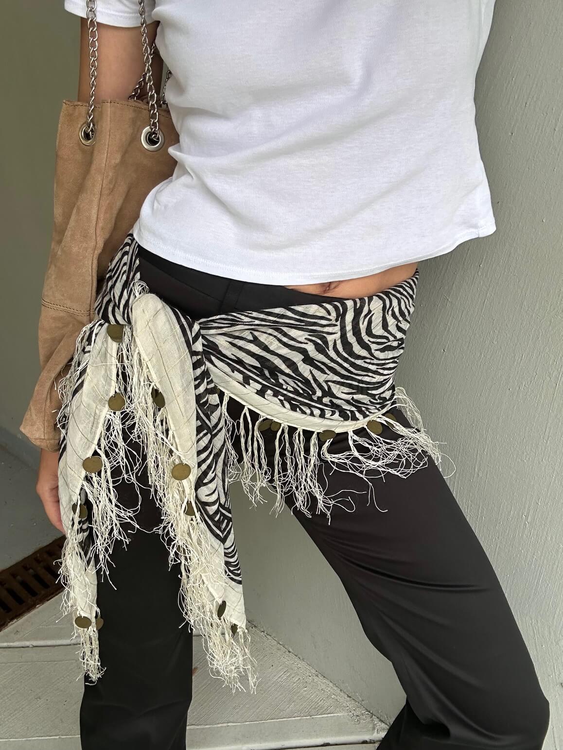 Medallion Zebra Sarong