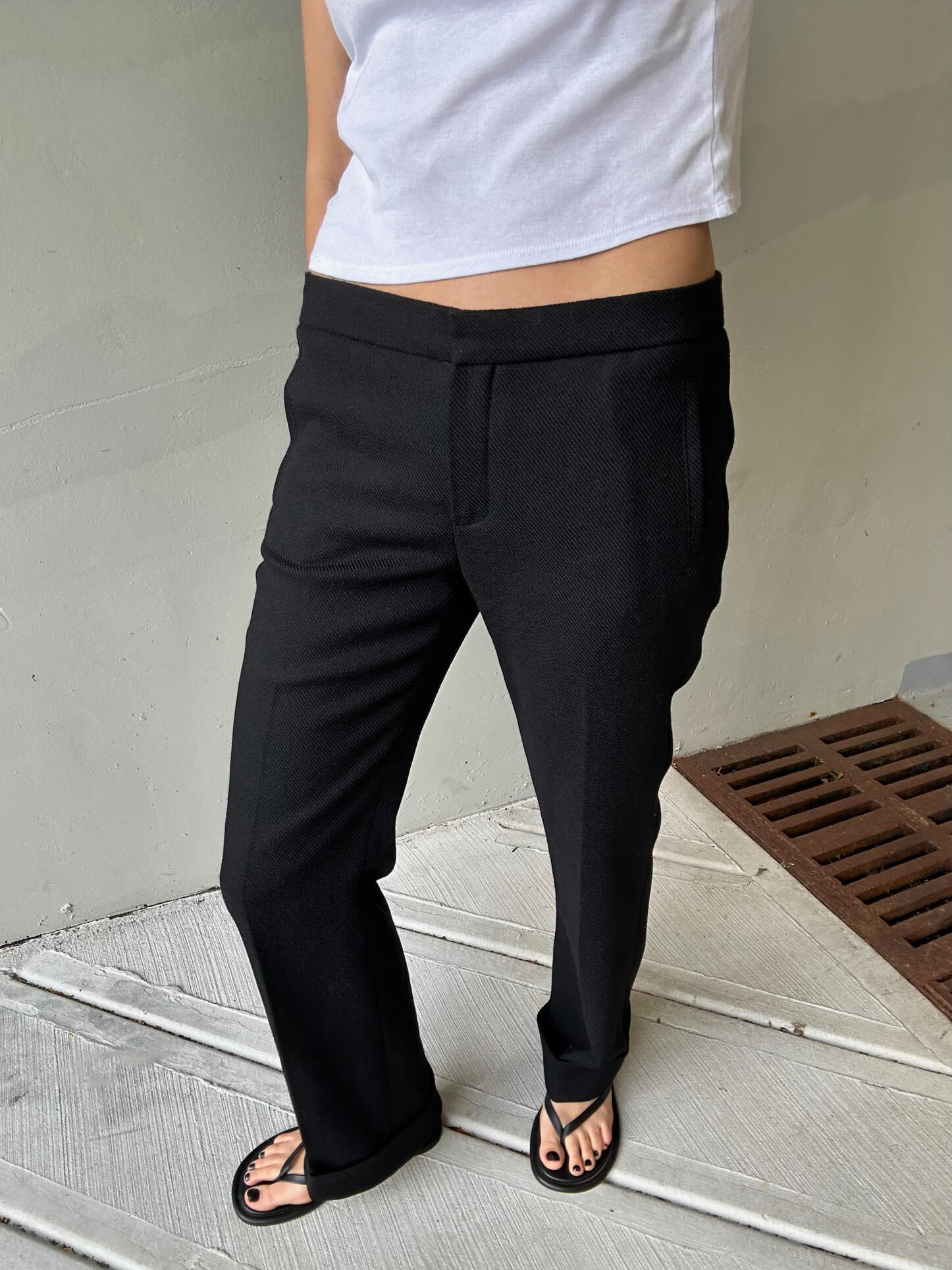 Vintage SPORTMAX Wool Trousers | 10/M