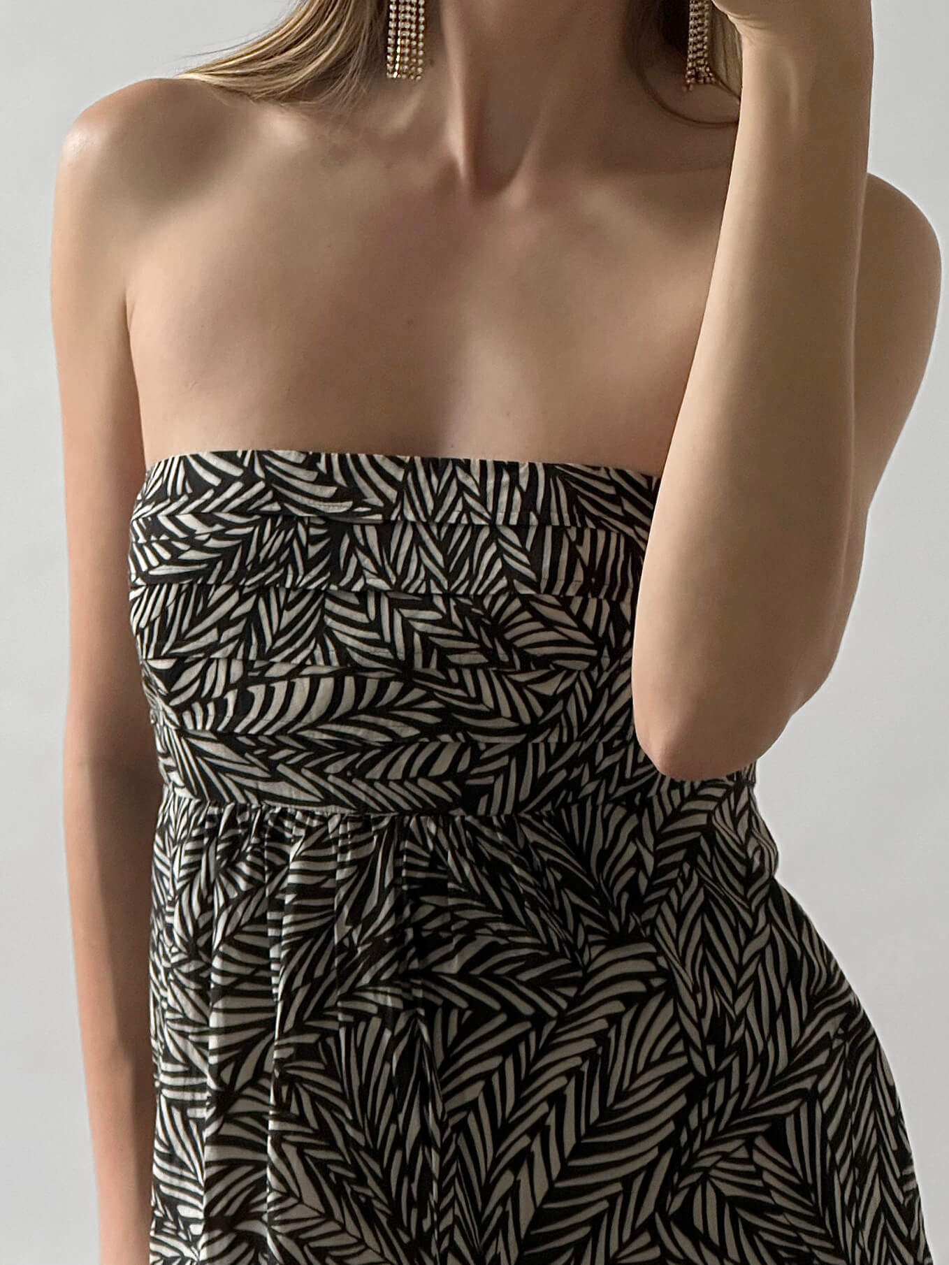 2008 BANANA REPUBLIC Strapless Silk Blend Dress | 6/M