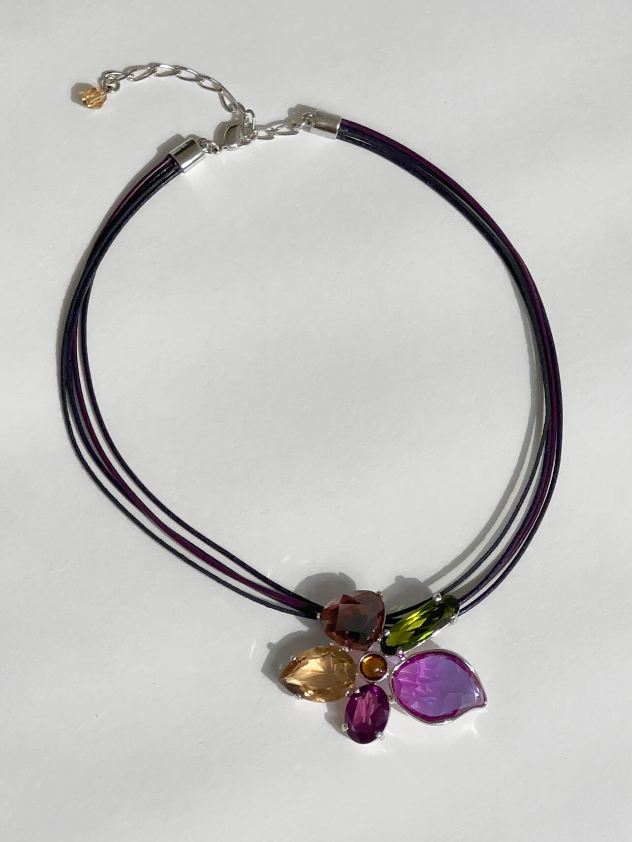 SWAROVSKI Heritage Floral Pendant Corded Necklace