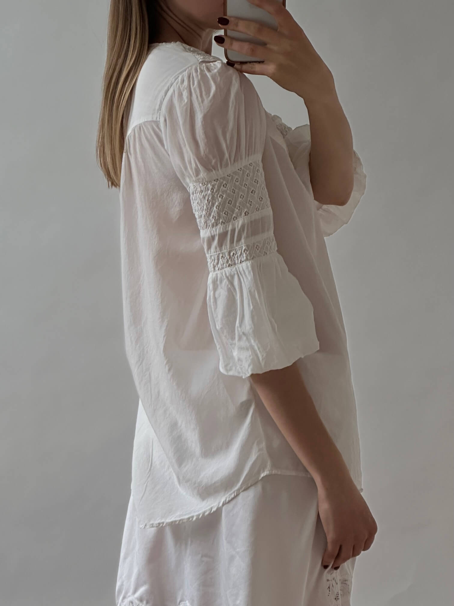 Embroidered Cotton Blouse | S