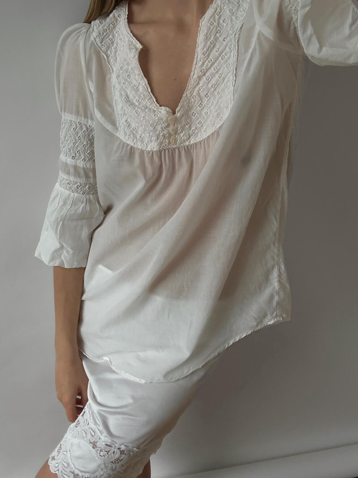 Embroidered Cotton Blouse | S
