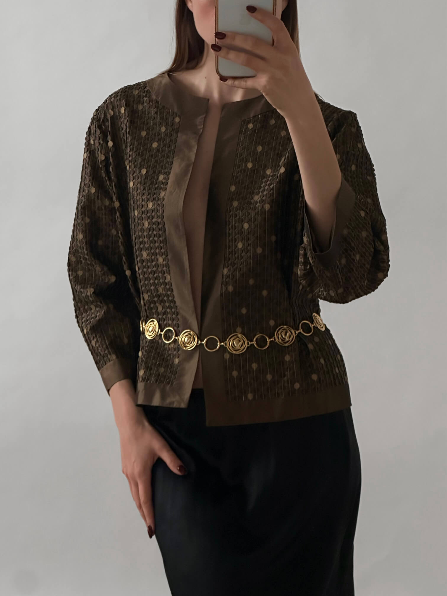 Vintage Pure Silk Evening Jacket  | XS-L