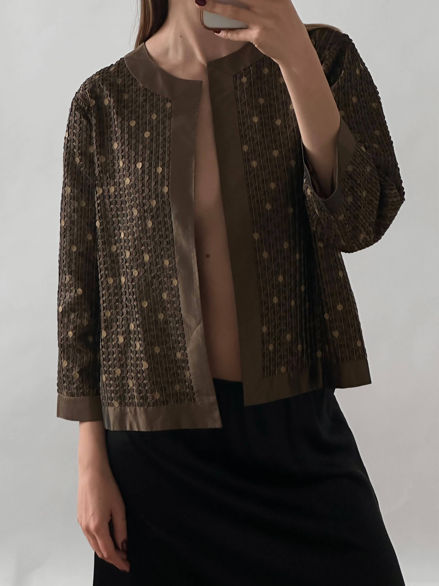Vintage Pure Silk Evening Jacket  | XS-L