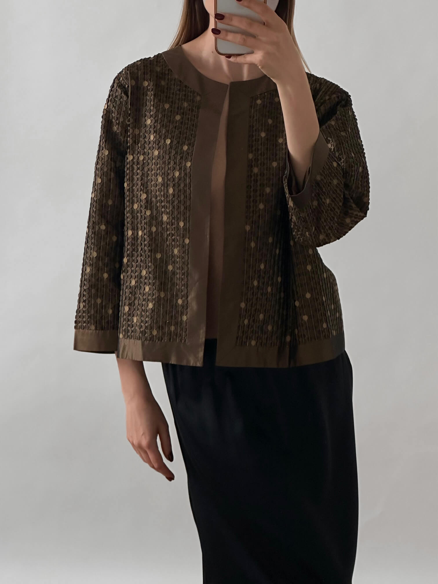 Vintage Pure Silk Evening Jacket  | XS-L