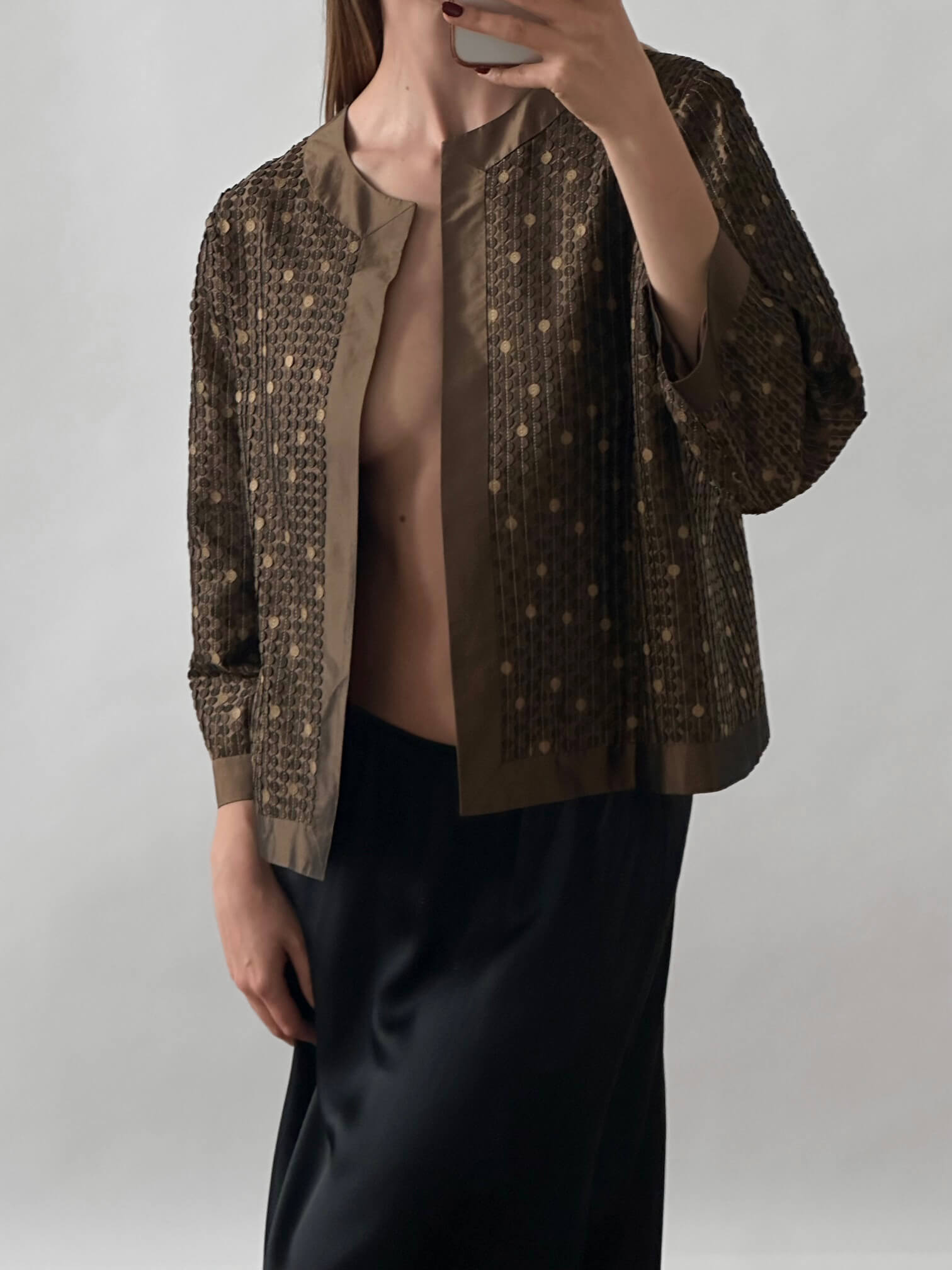 Vintage Pure Silk Evening Jacket  | XS-L
