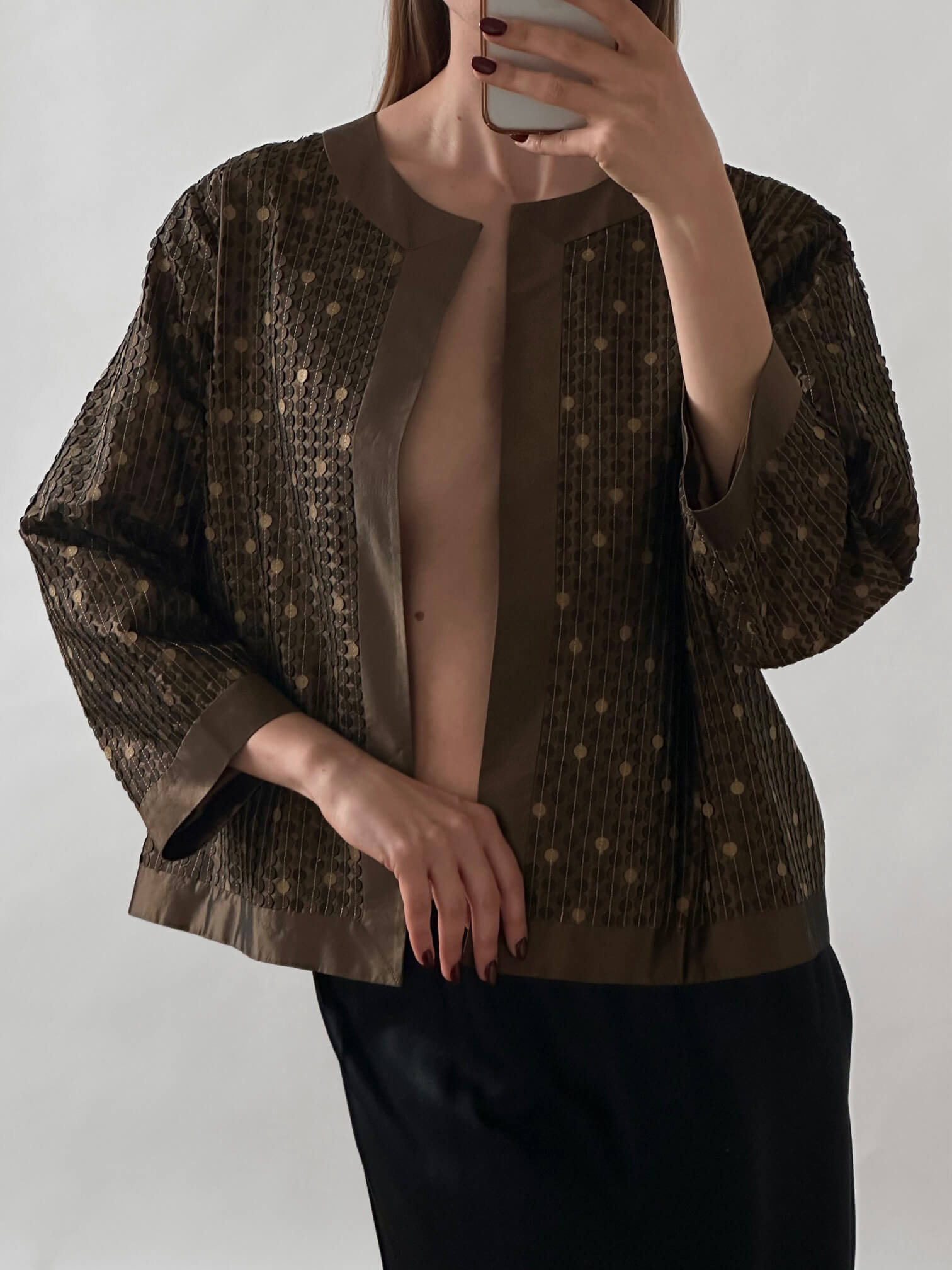 Vintage Pure Silk Evening Jacket  | XS-L
