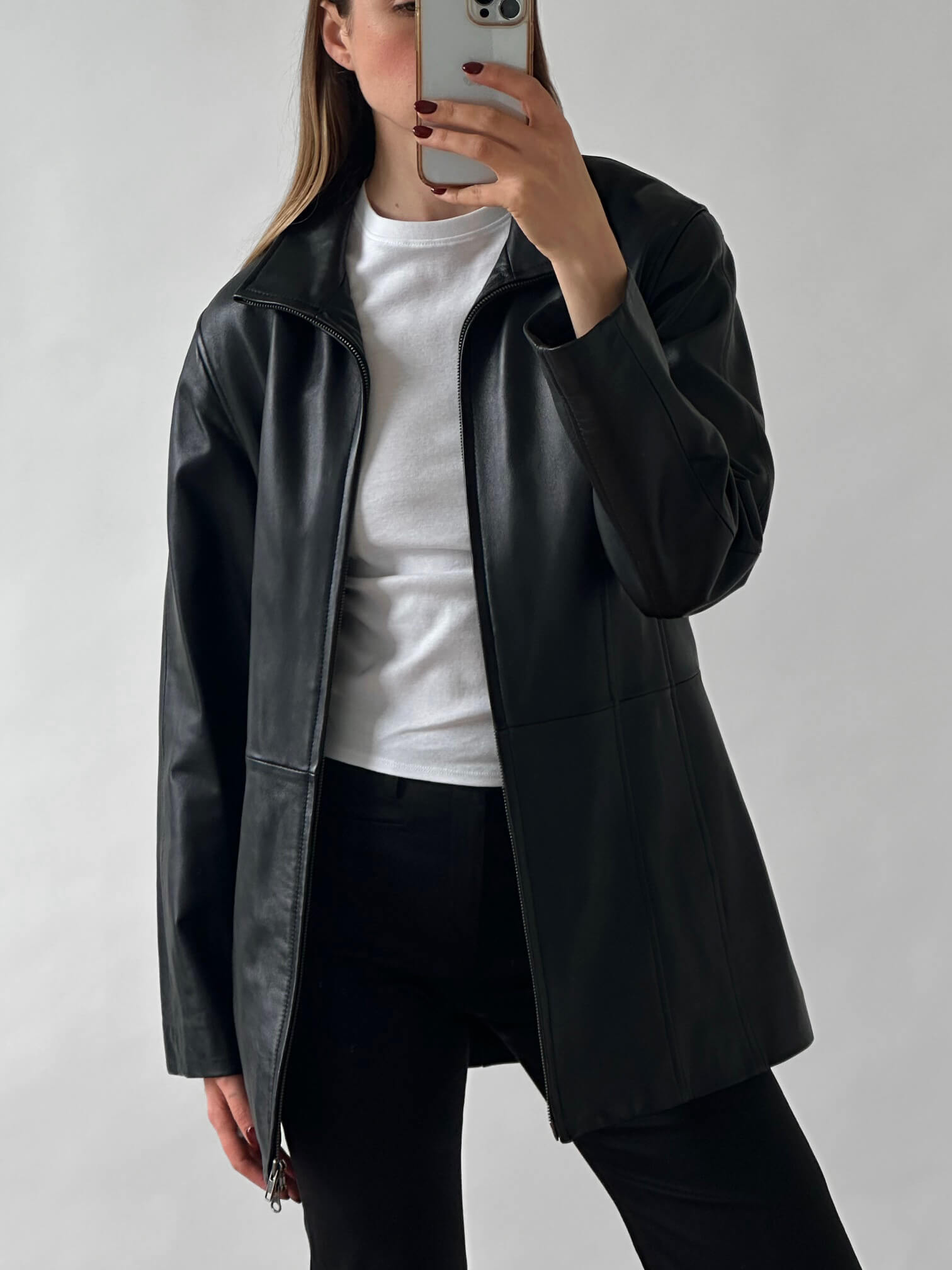 Vintage DANIER Belted Leather Jacket  | S/M