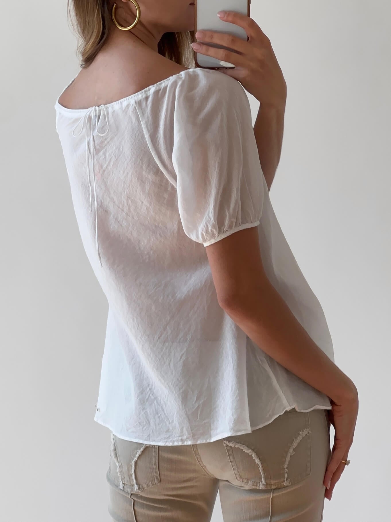 Vintage COP. COPINE Cotton Top | M
