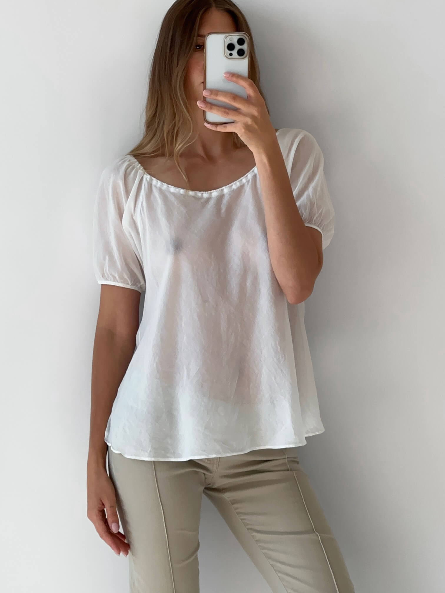 Vintage COP. COPINE Cotton Top | M