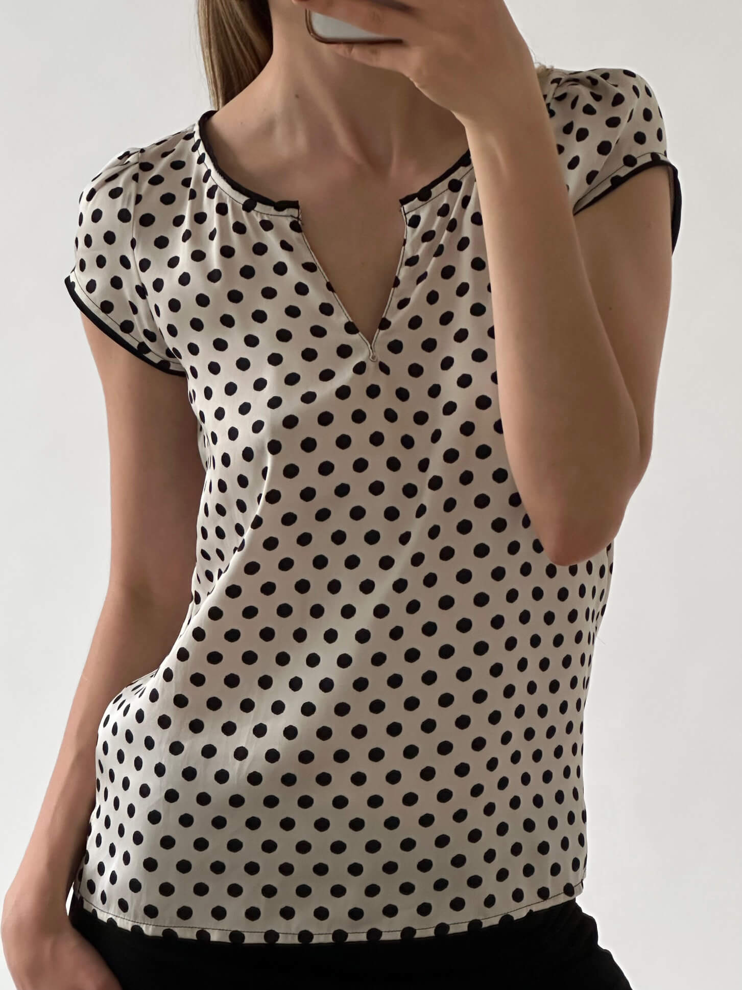 Early 2000s ZARA Polkadot Top | XS