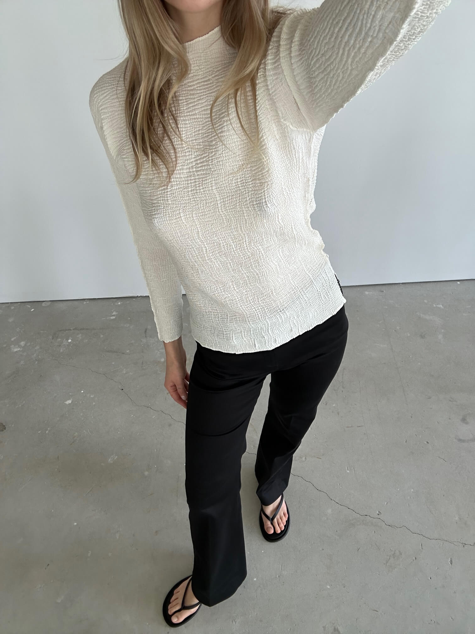 Vintage Giorgio Sedra Pleated Top | S-L
