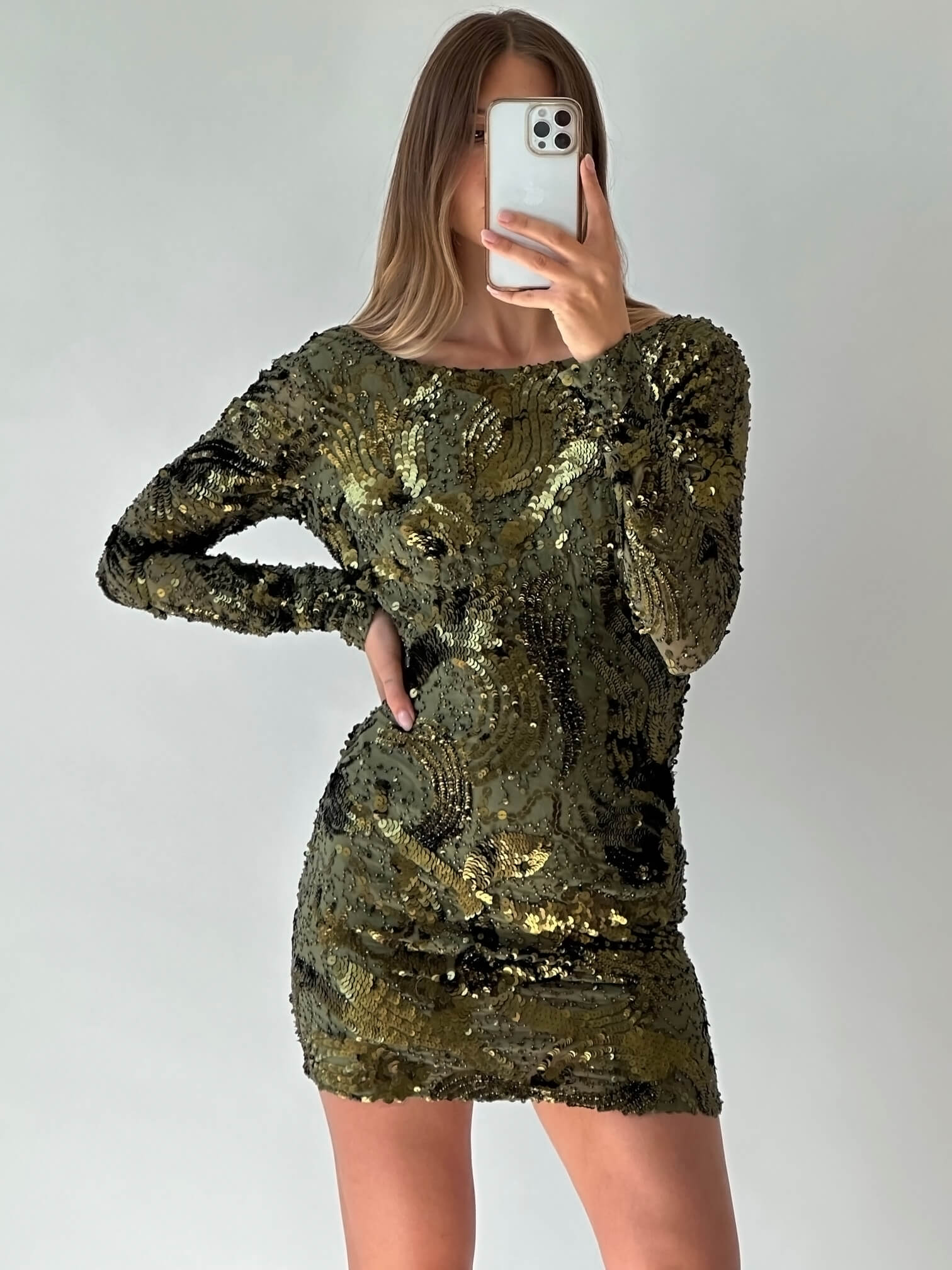Vintage MANDALAY Silk Beaded Dress | 4/S