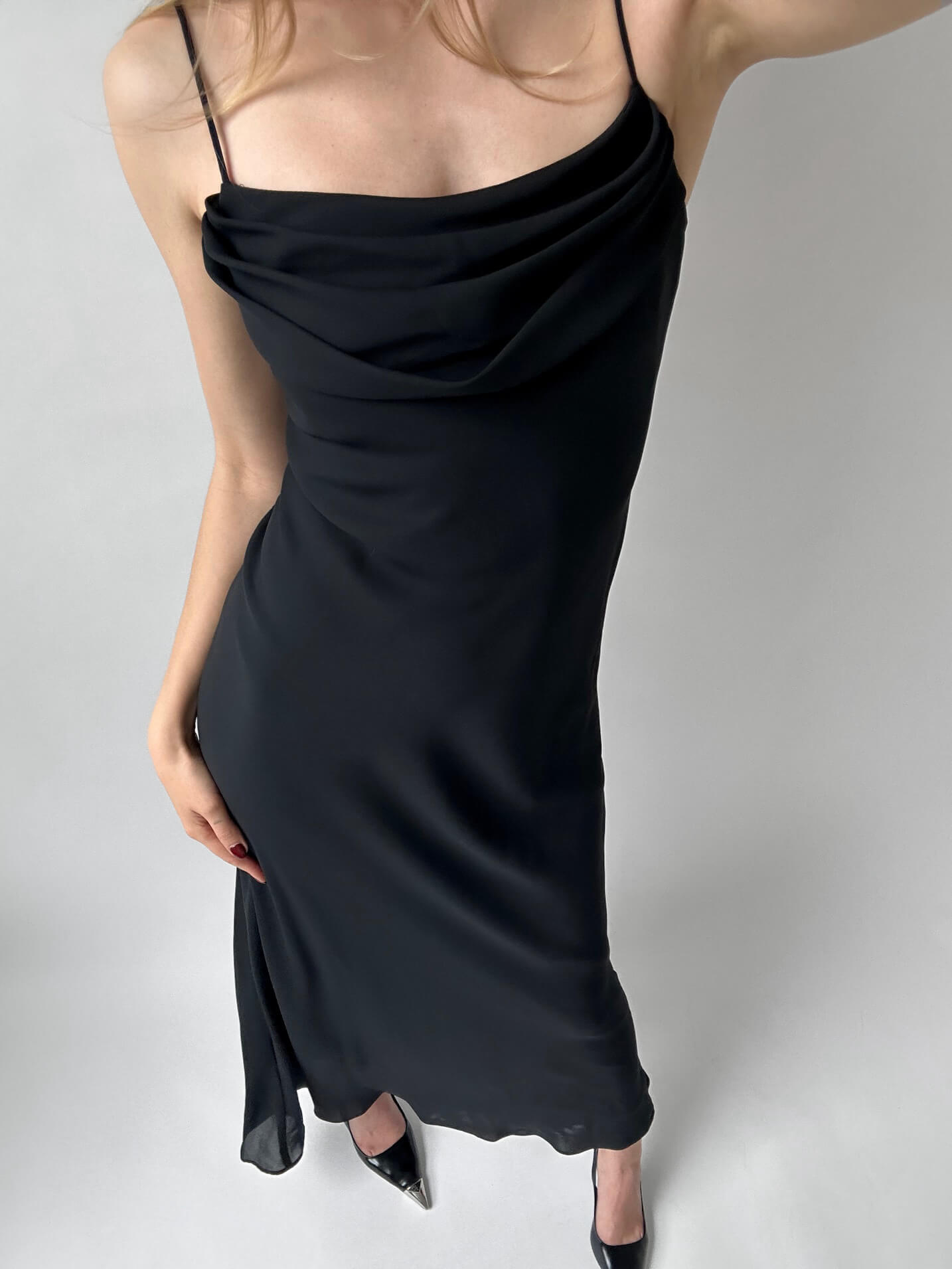 Vintage Chiffon Gown | XS/S