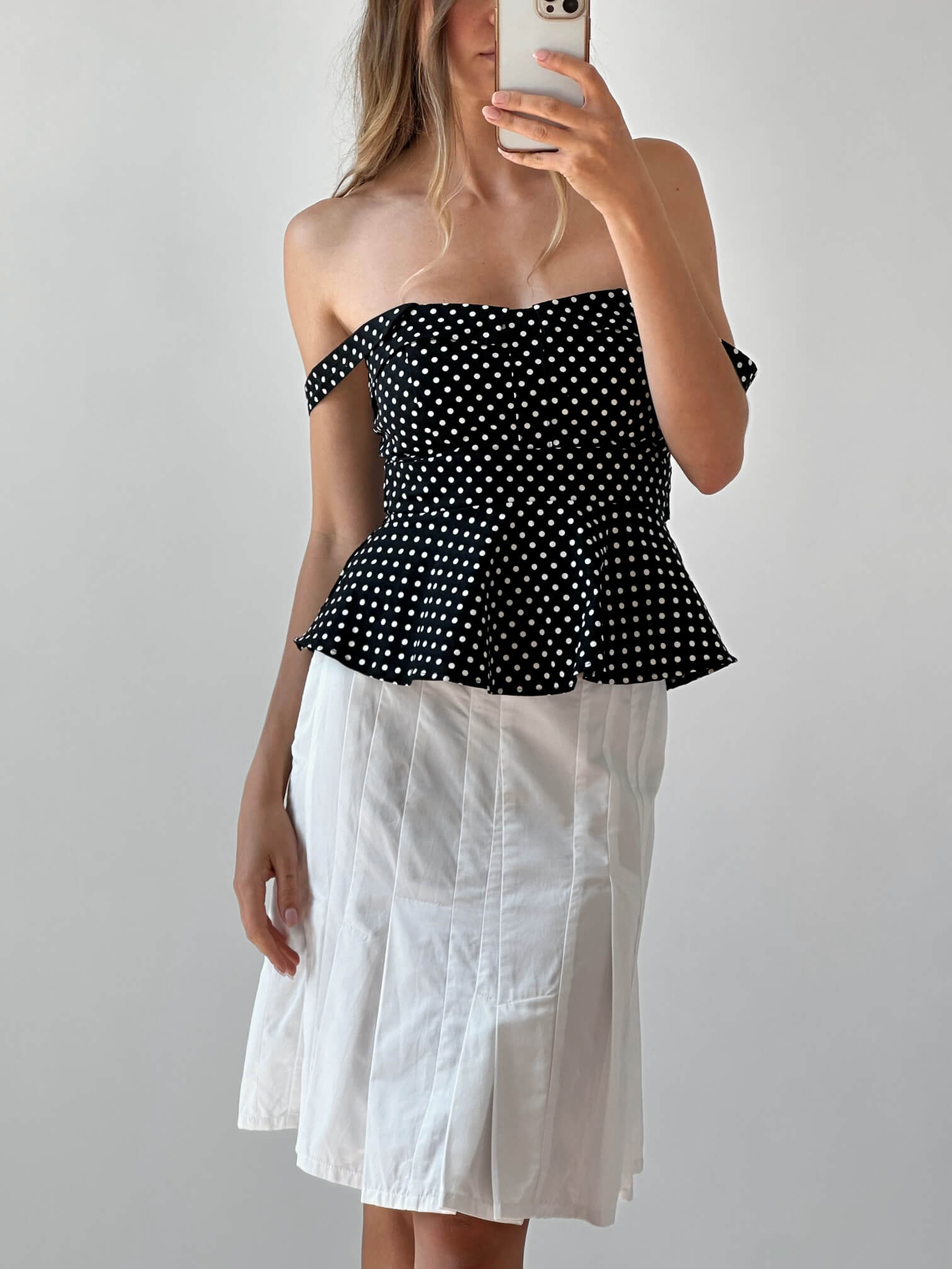 Vintage Polkadot Bustier | XS