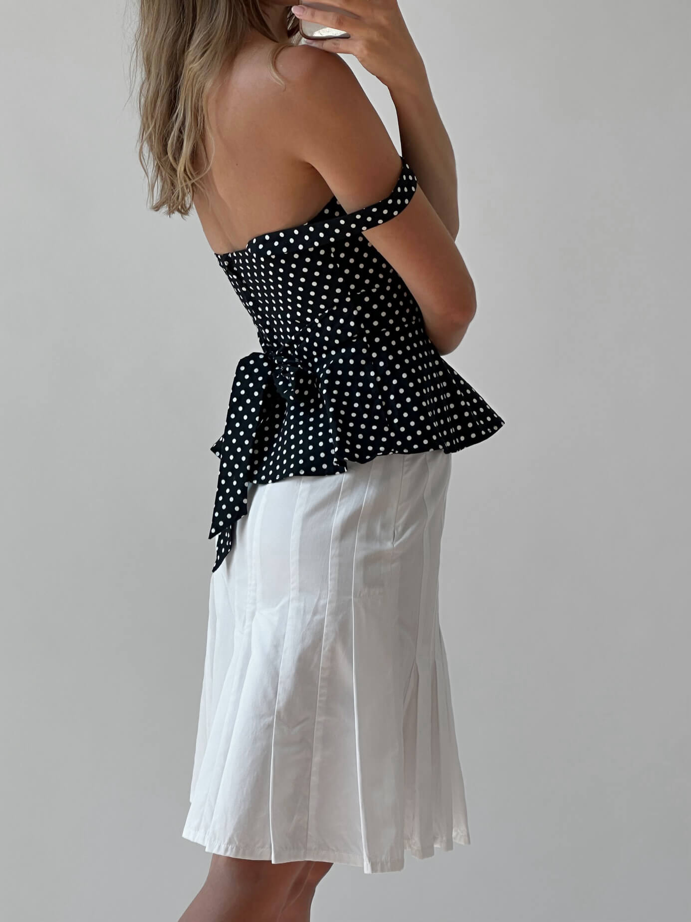 Vintage Polkadot Bustier | XS