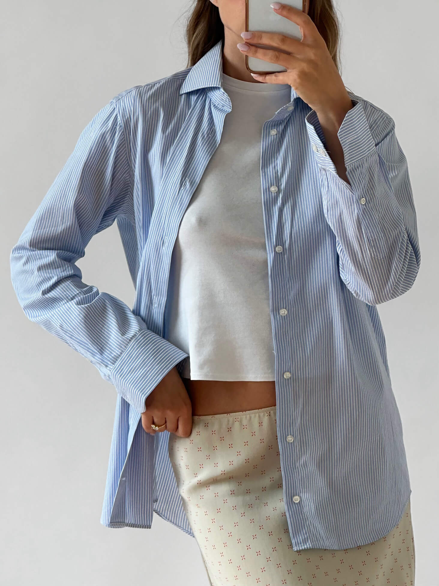 Vintage PIERO GABRIELLI Striped Shirt | XS-M