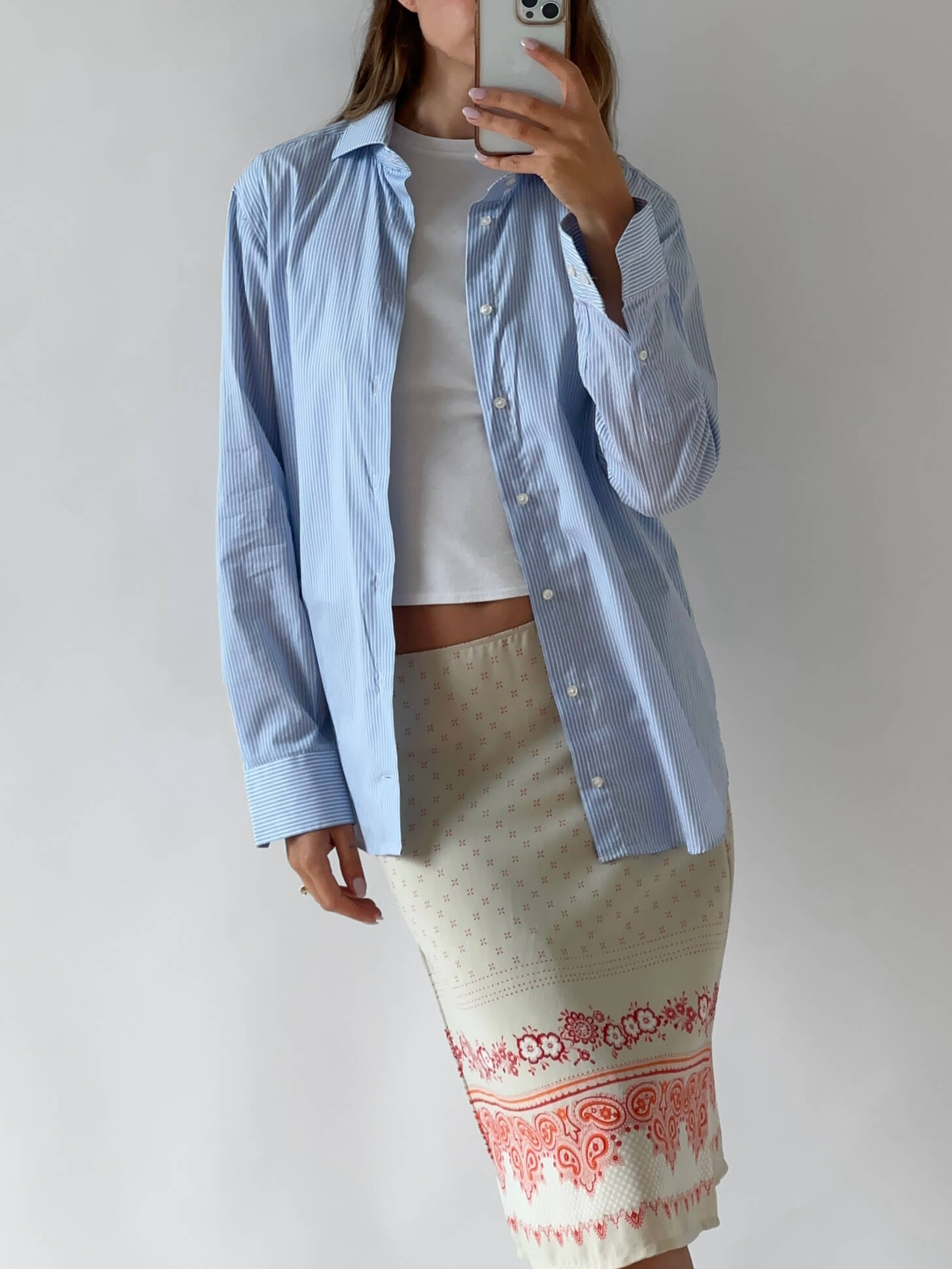 Vintage PIERO GABRIELLI Striped Shirt | XS-M
