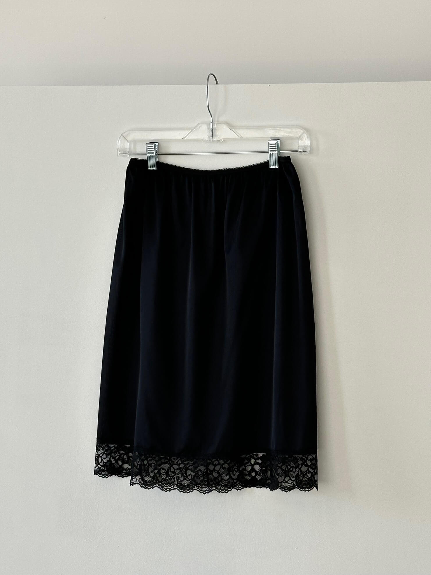 Vintage Nylon Slip Skirt | M/L
