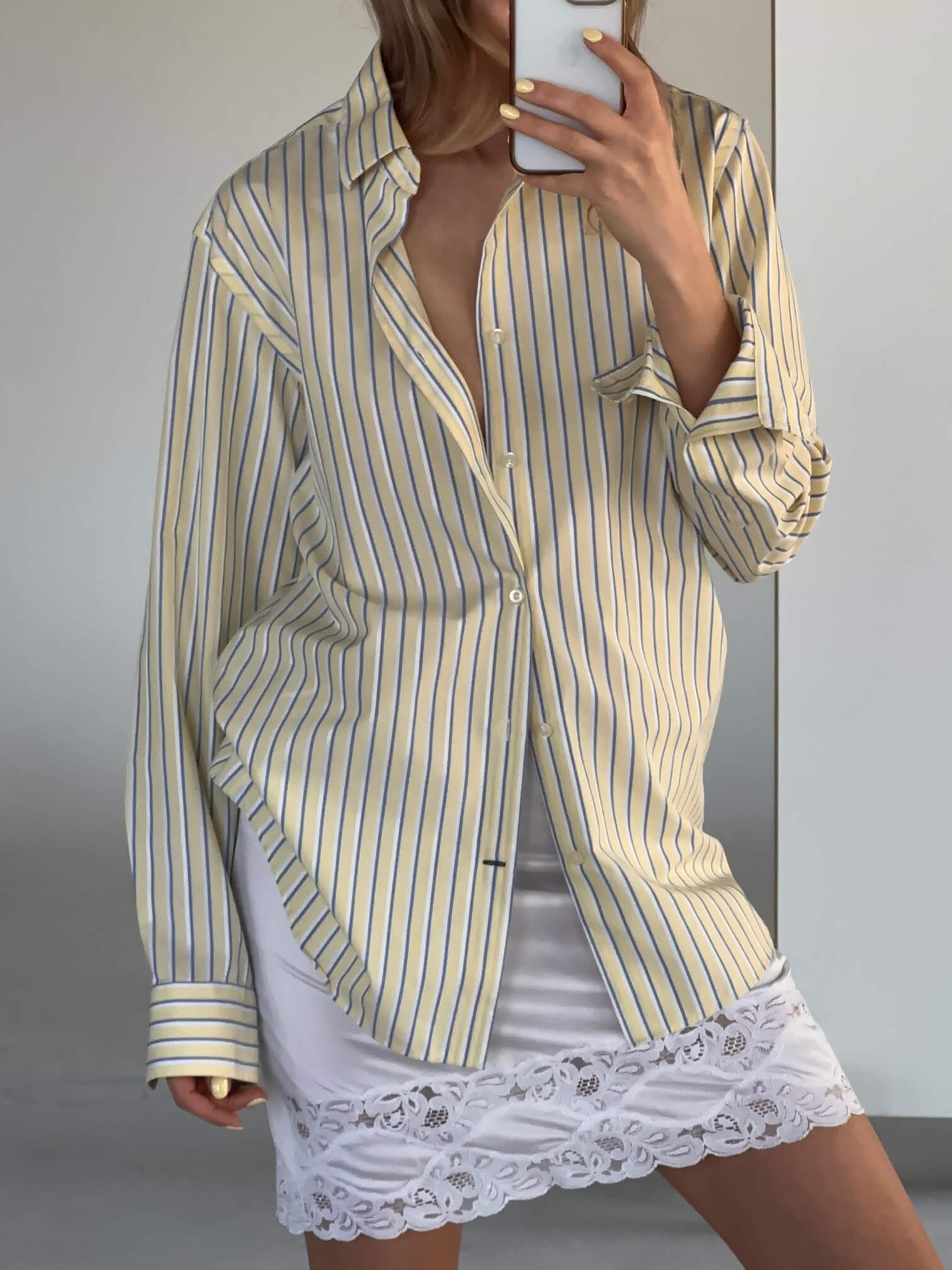 2010 BANANA REPUBLIC Striped Cotton Shirt  | S-L