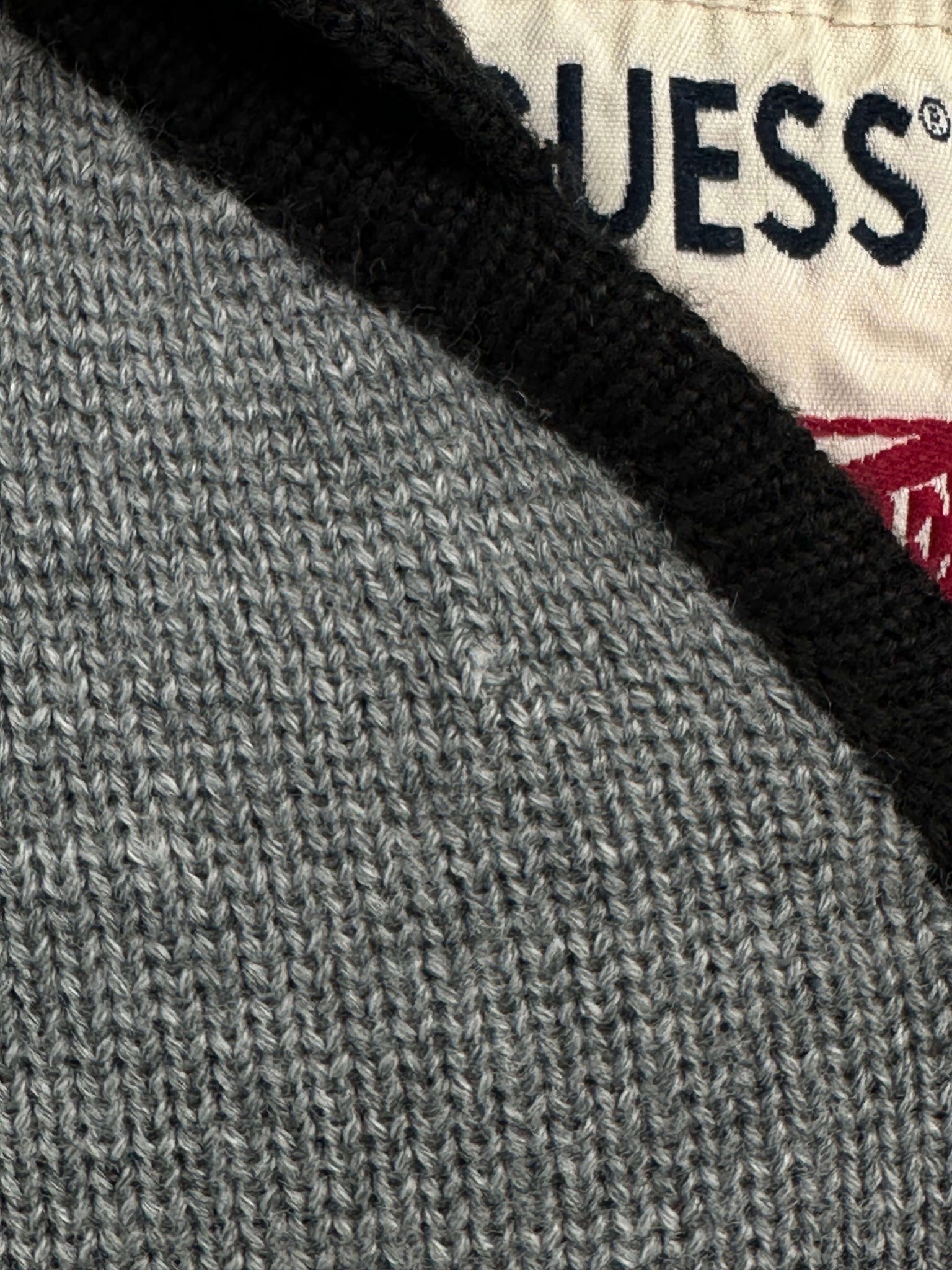 Vintage GUESS JEANS Striped Henley Knit | XS-XL