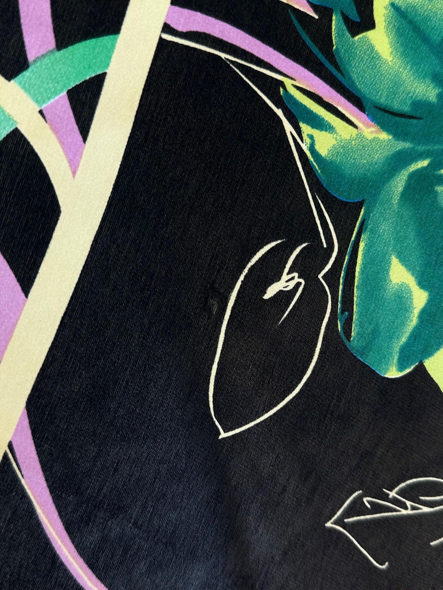 Vintage Printed Silk Scarf
