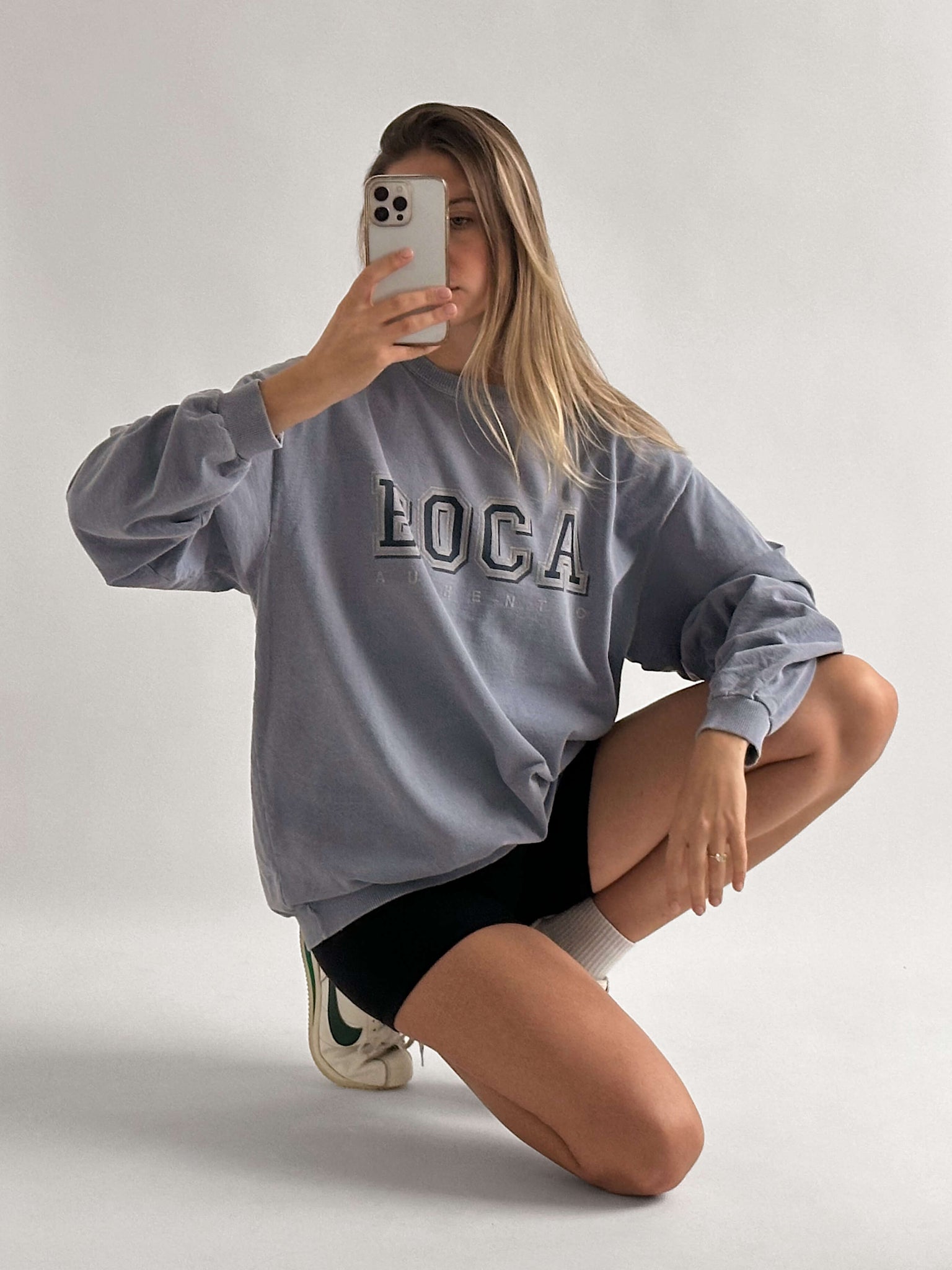 Vintage BOCA AUTHENTIC Faded & Distressed Sweatshirt | L/XL