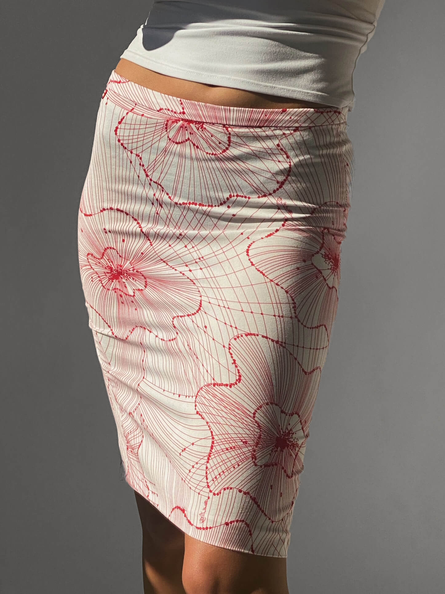Vintage MISS SIXTY LUXURY Printed Midi Skirt | S