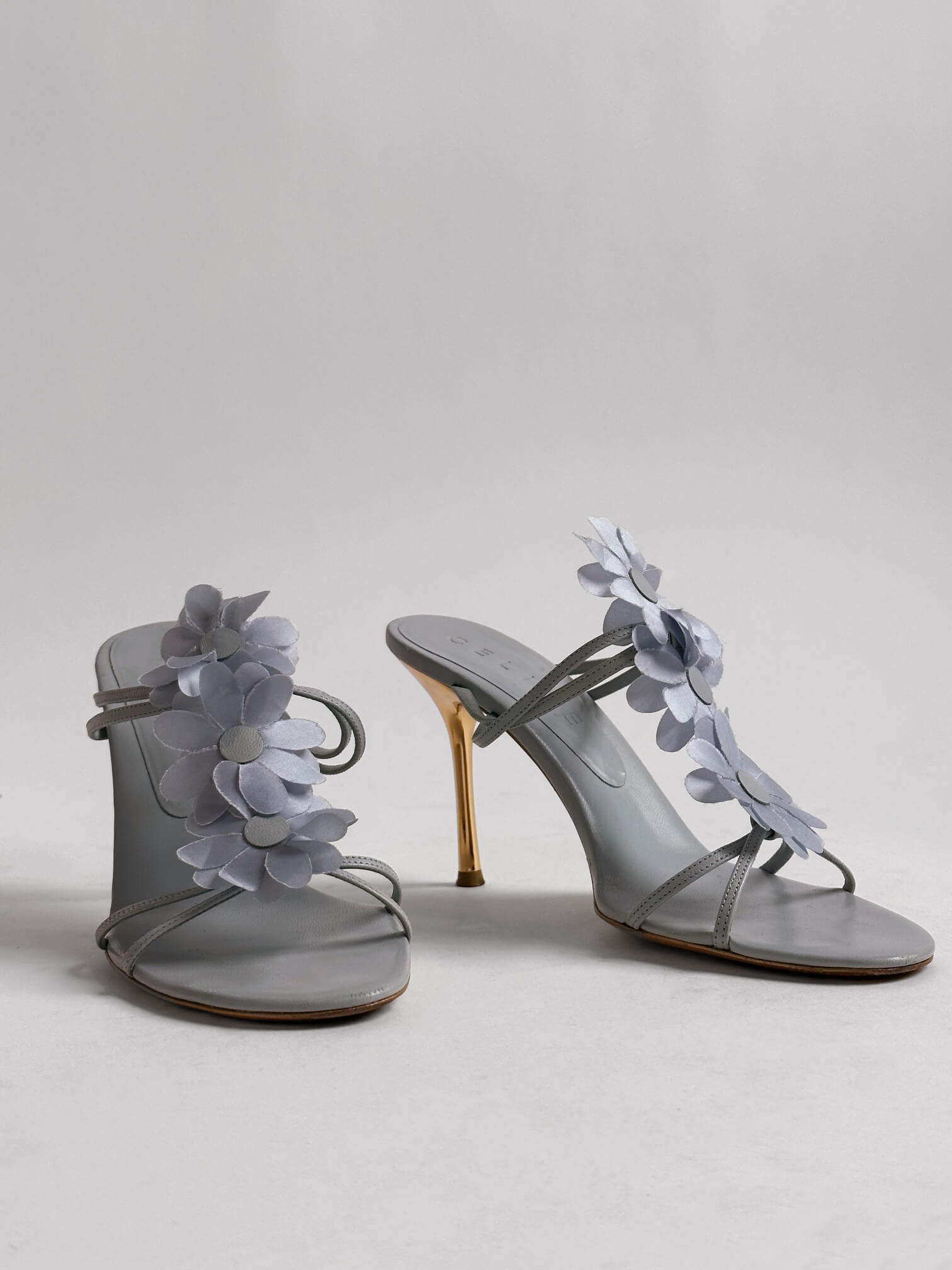 Vintage CELINE Floral Sandals | 37/7US