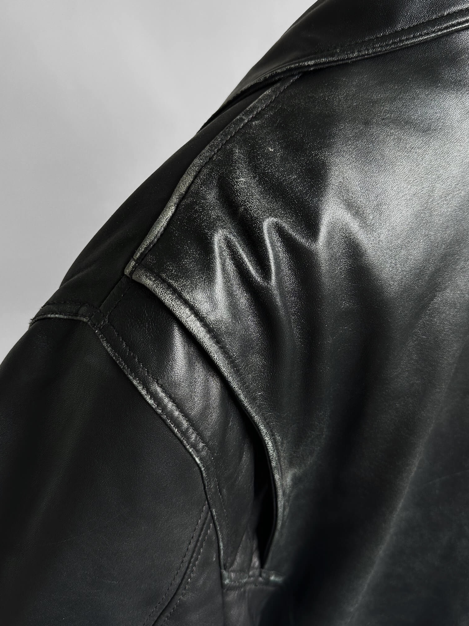 Retro MICHAEL KORS Oversized Patina Leather Jacket | XS-XXL