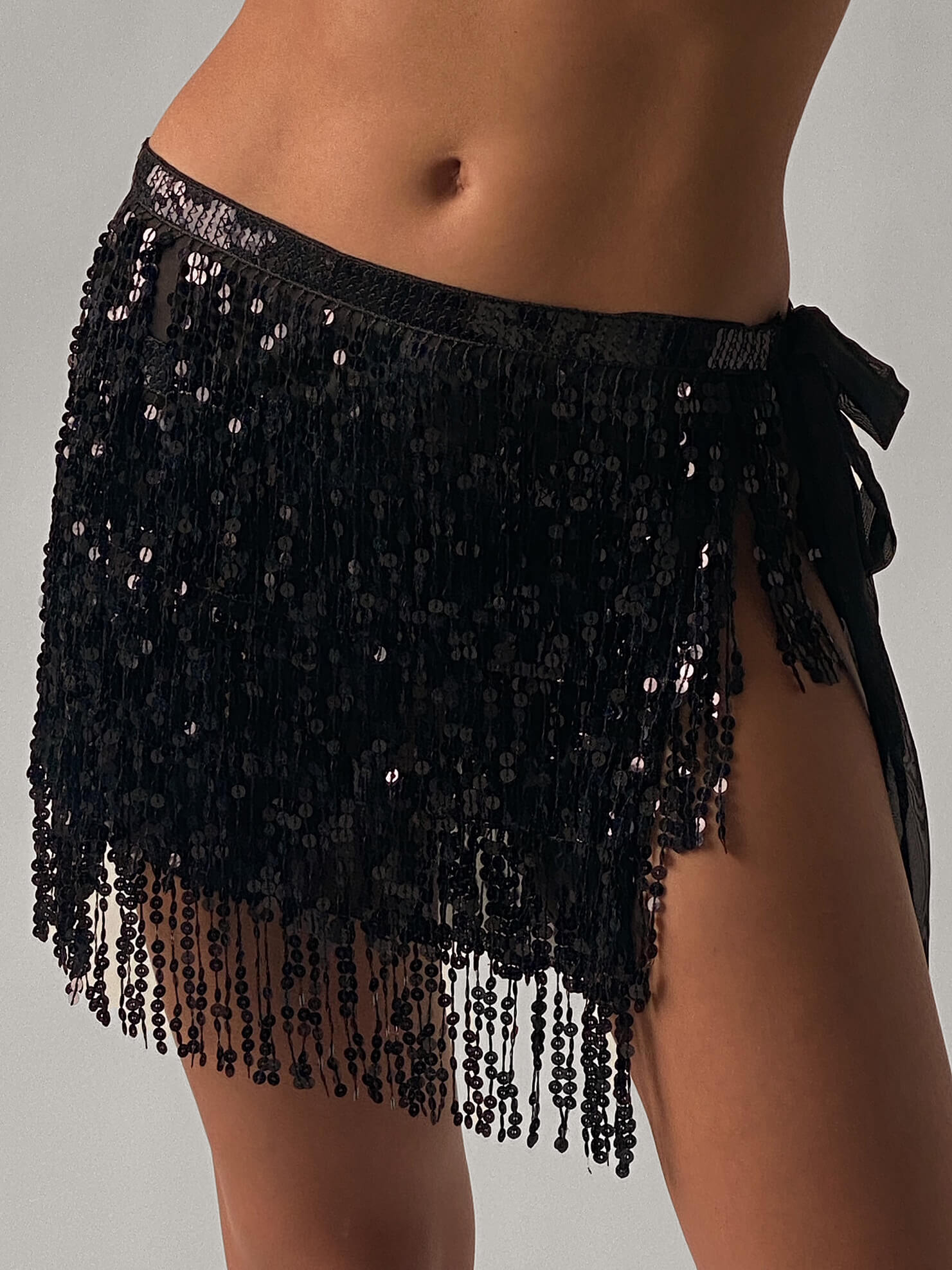 Vintage Sequin Coverup Skirt | M