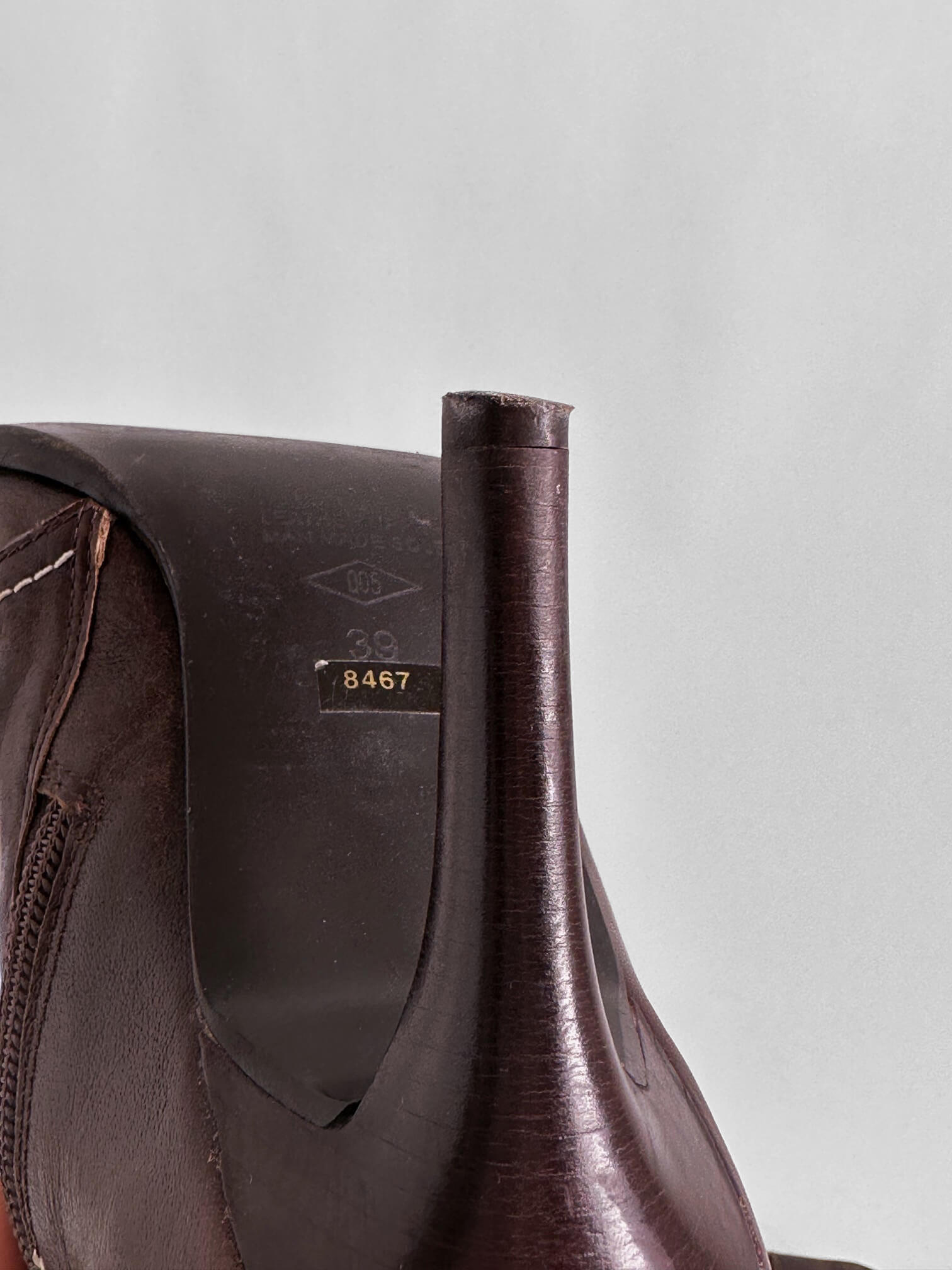 Vintage ALDO Brown Patina Leather Boots | 8 US/39 EU