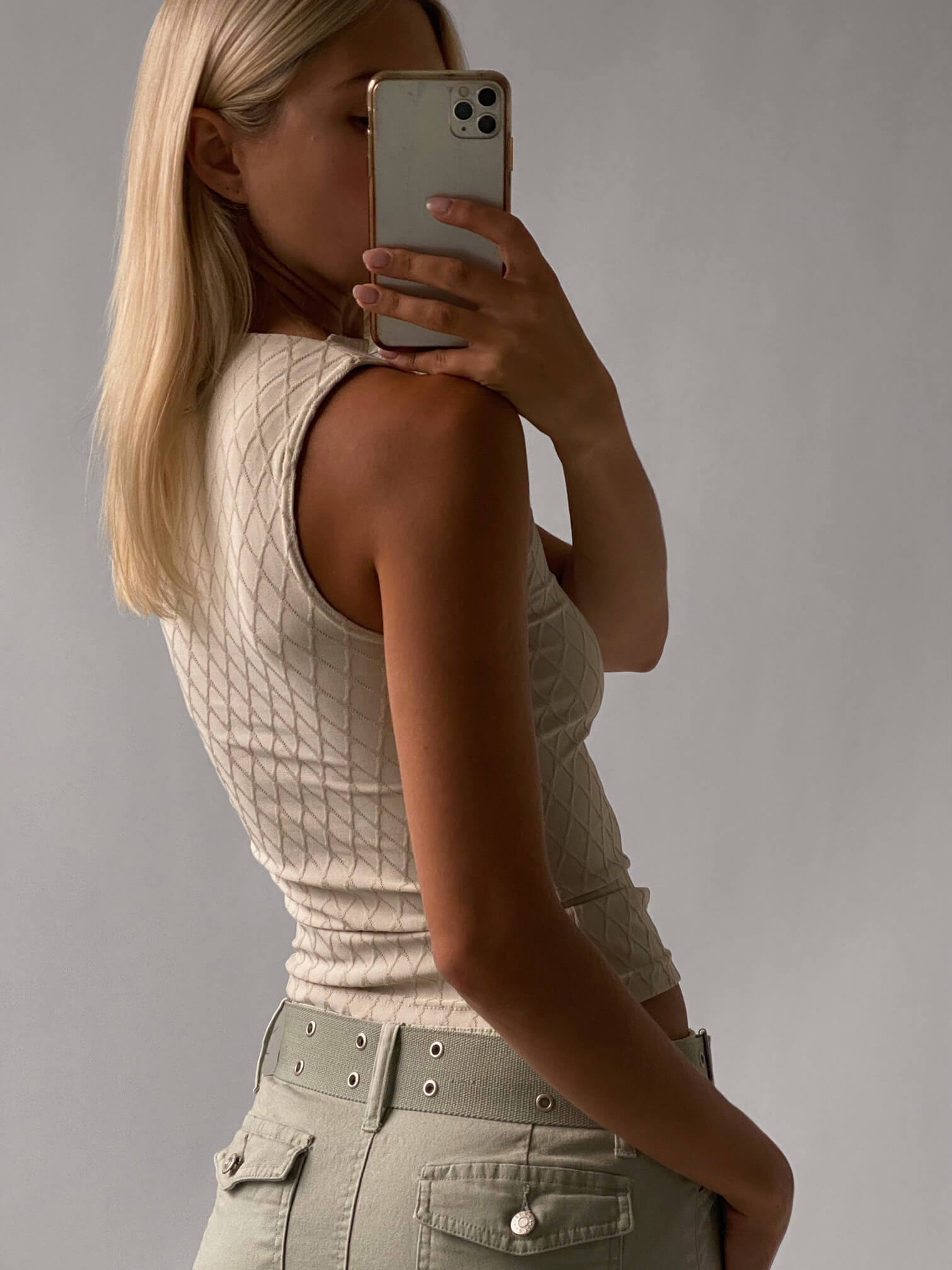 Vintage Jacquard Top | S