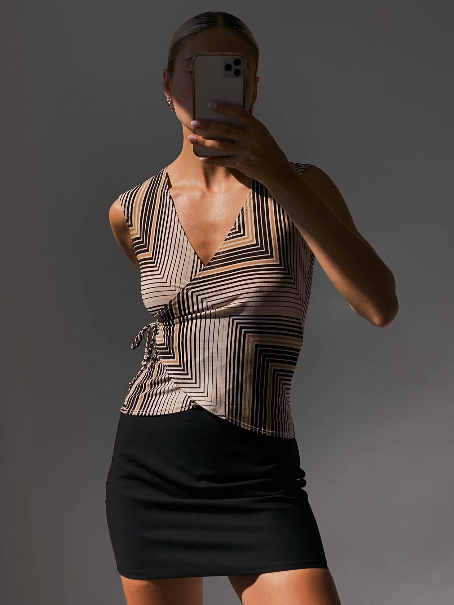 Vintage Zip Zag Top | S