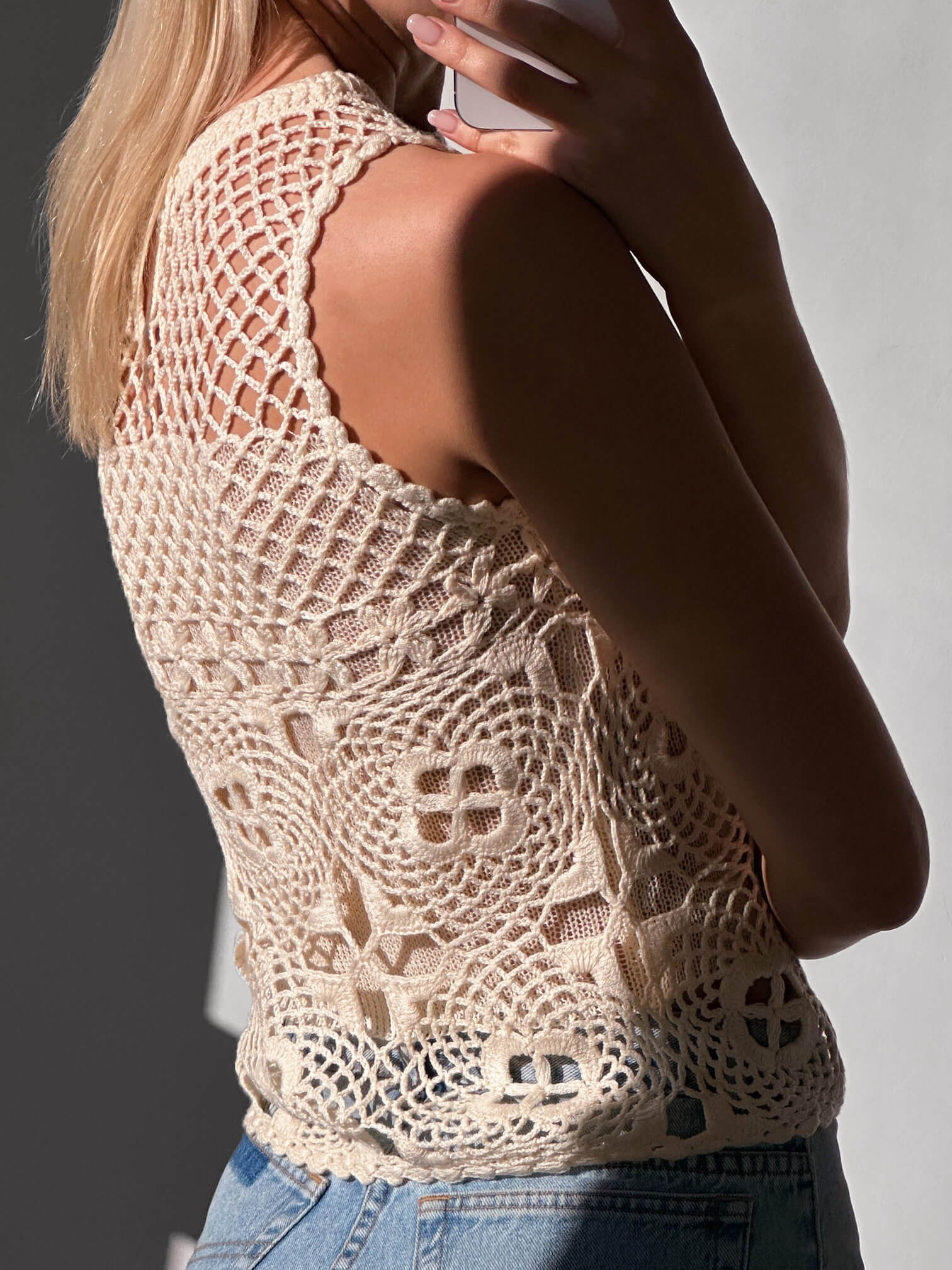 Vintage Crochet Top  | S/M