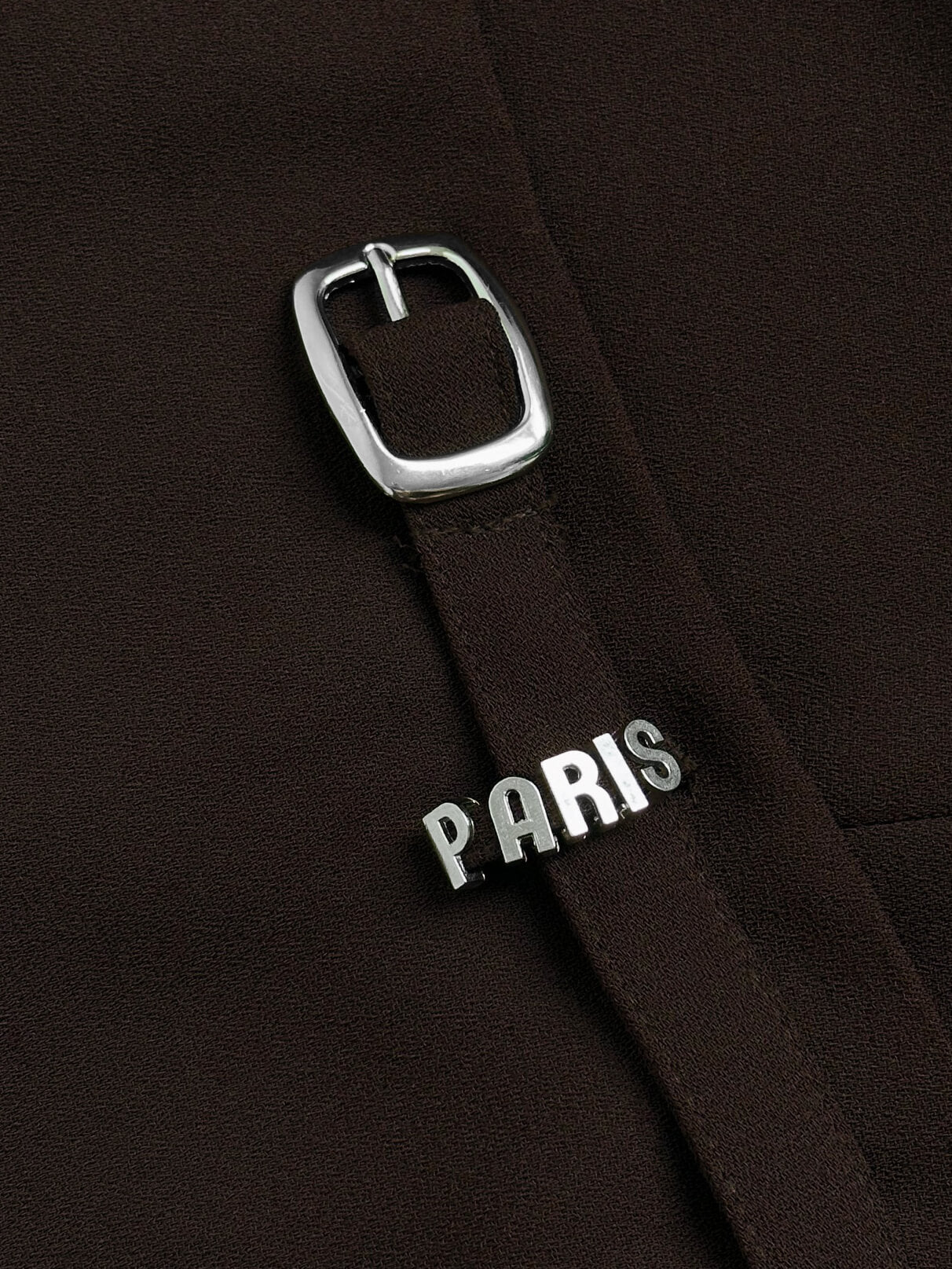 Vintage Belted Paris Mini Skirt| XS