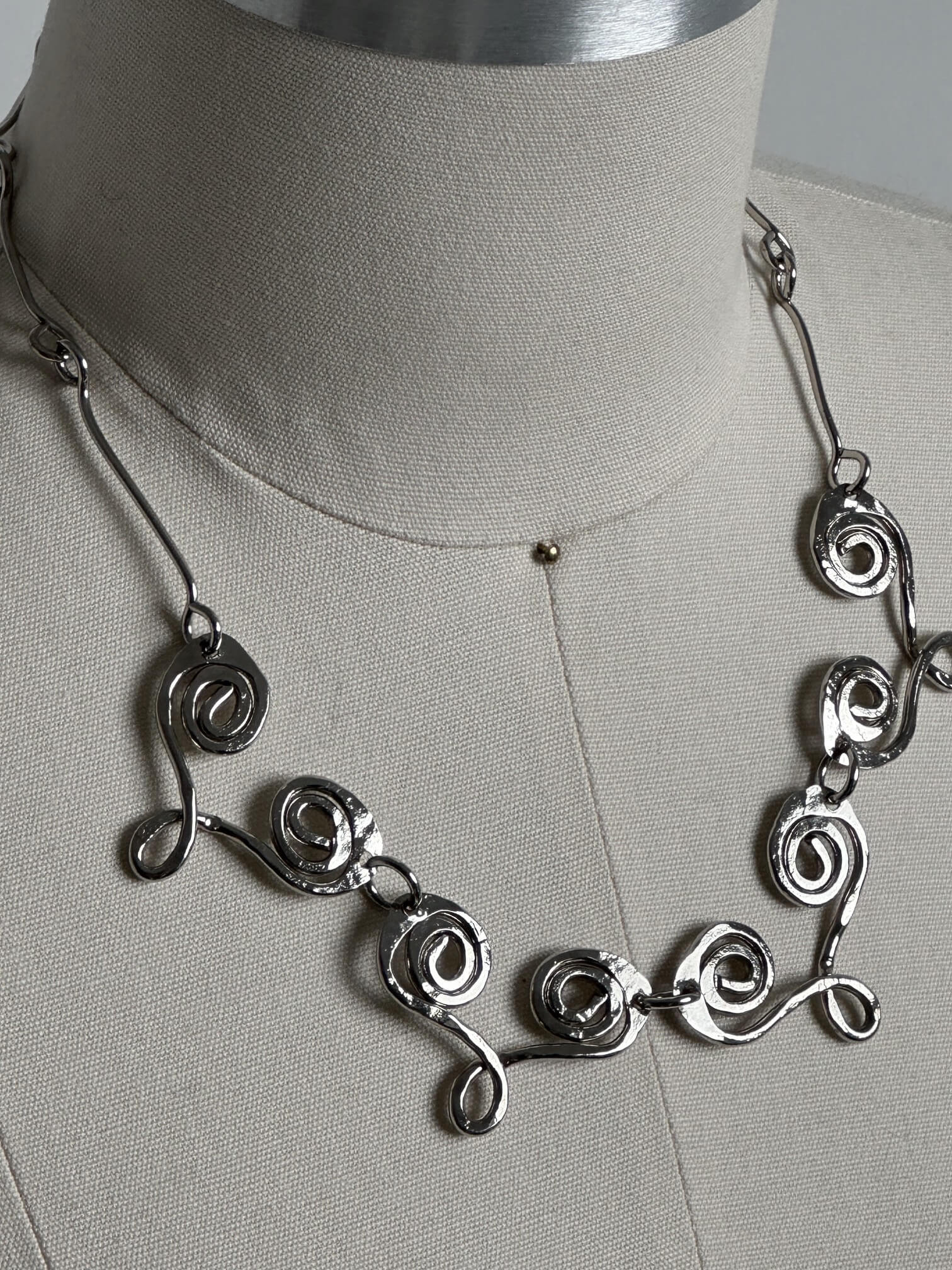Vintage Swirl Necklace
