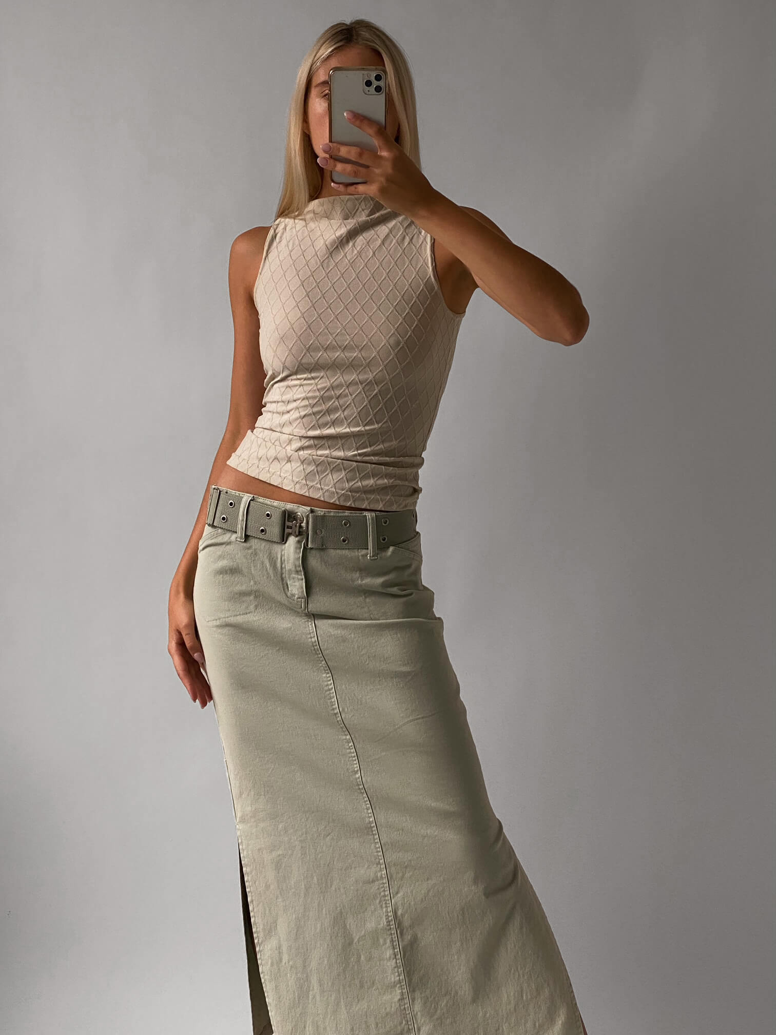 Vintage Jacquard Top | S